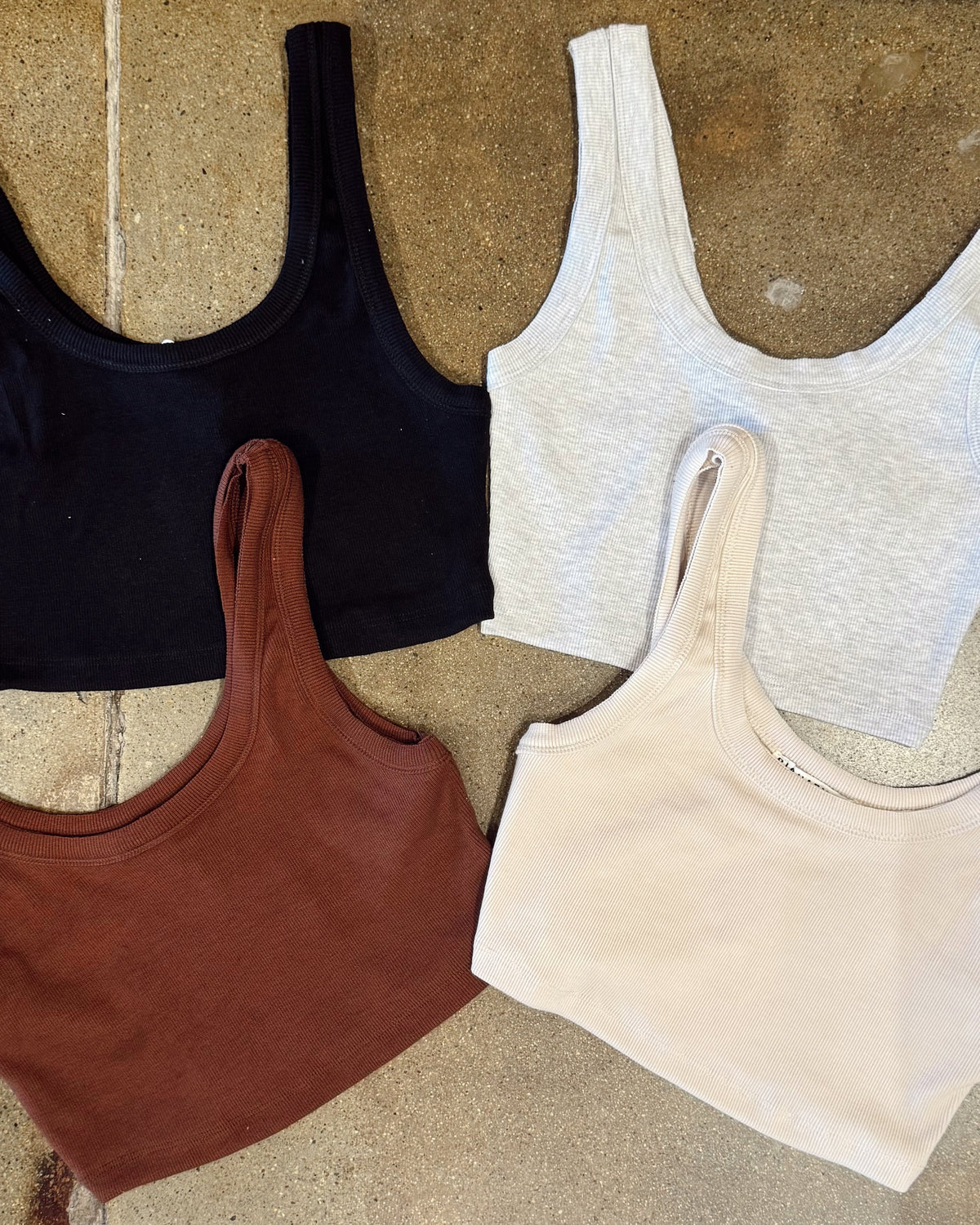 Classic Crop Tank - Burnout