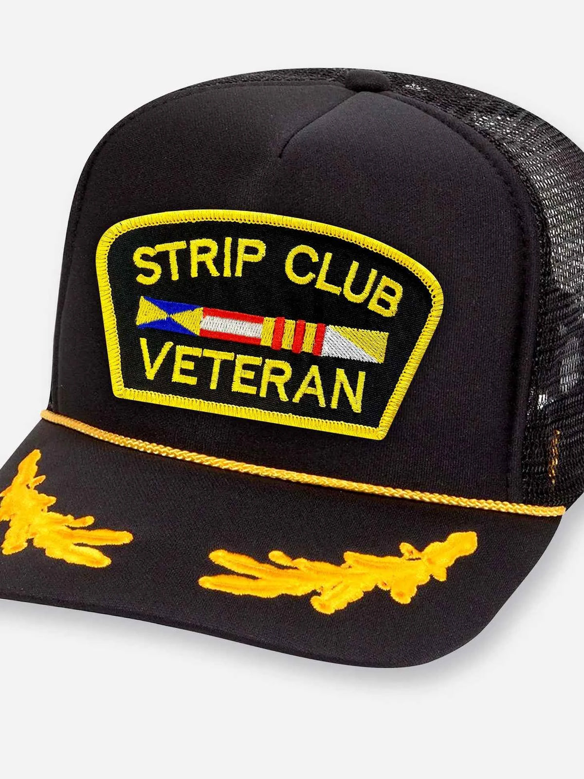 Veteran Trucker Hat – Vintage Patch Snapback