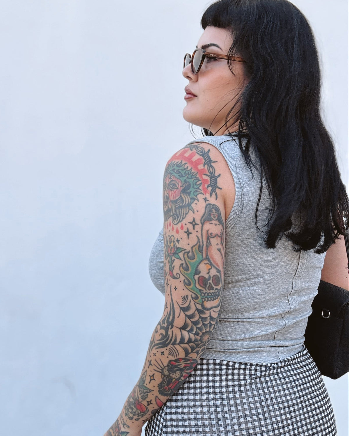 Classic Ribbed Tank - Heather - Burnout