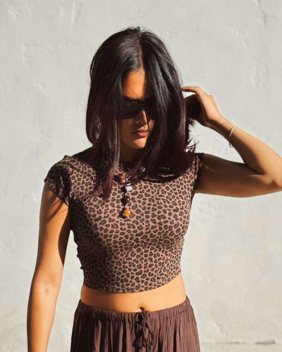 Leopard Baby Tee