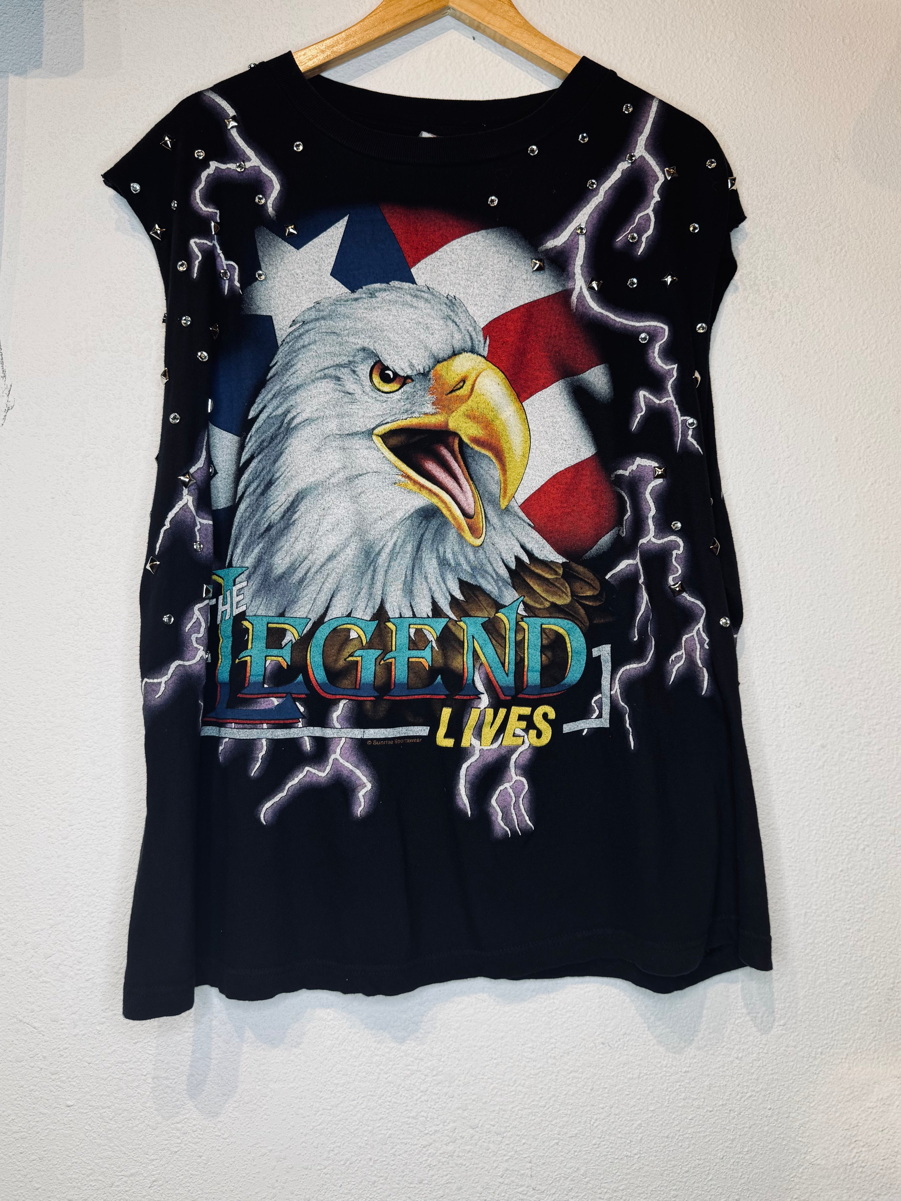 Legend Lives USA Thunder Vintage Tank - Burnout