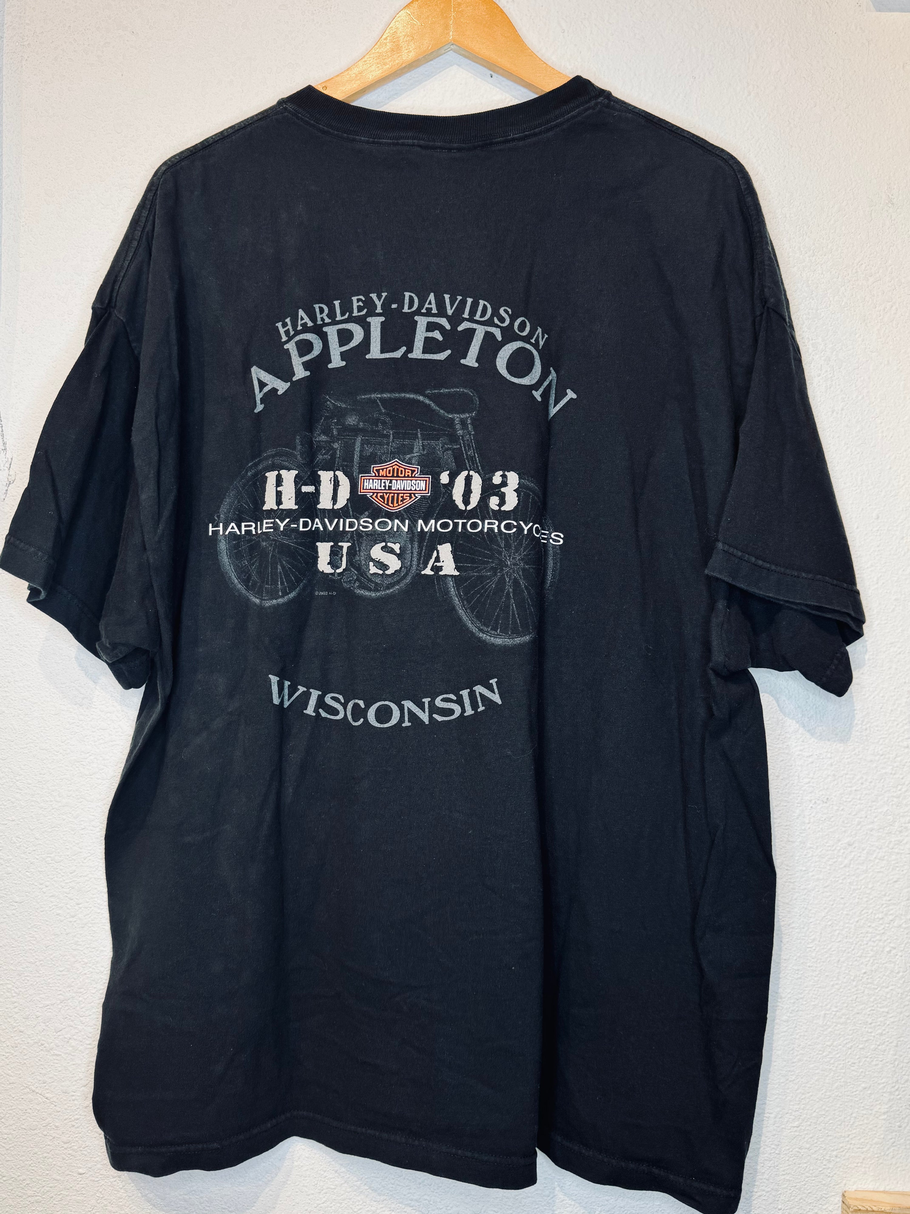 Appleton Harley Vintage Tee - Burnout