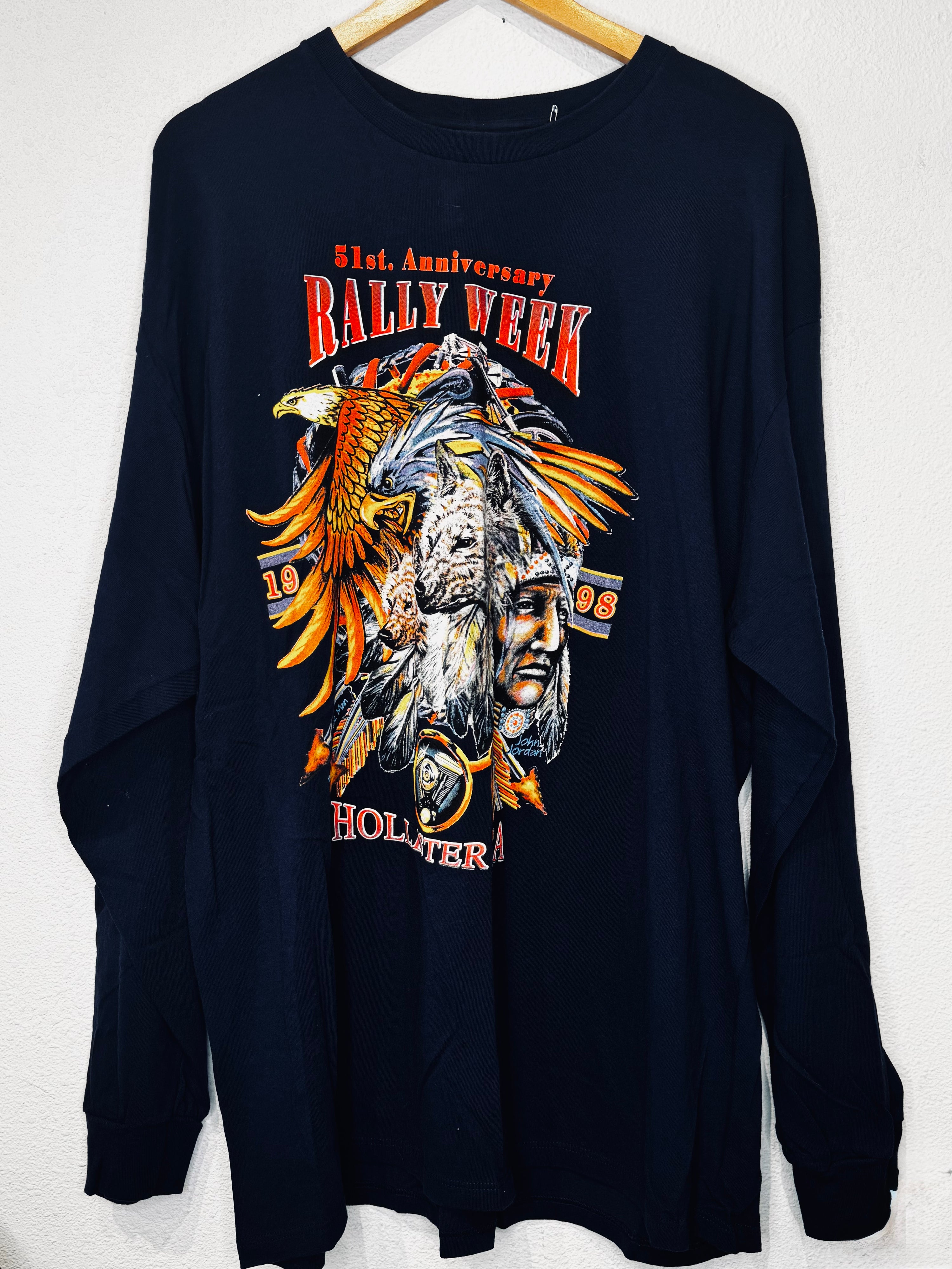 Rally Week Vintage Long Sleeve - Burnout