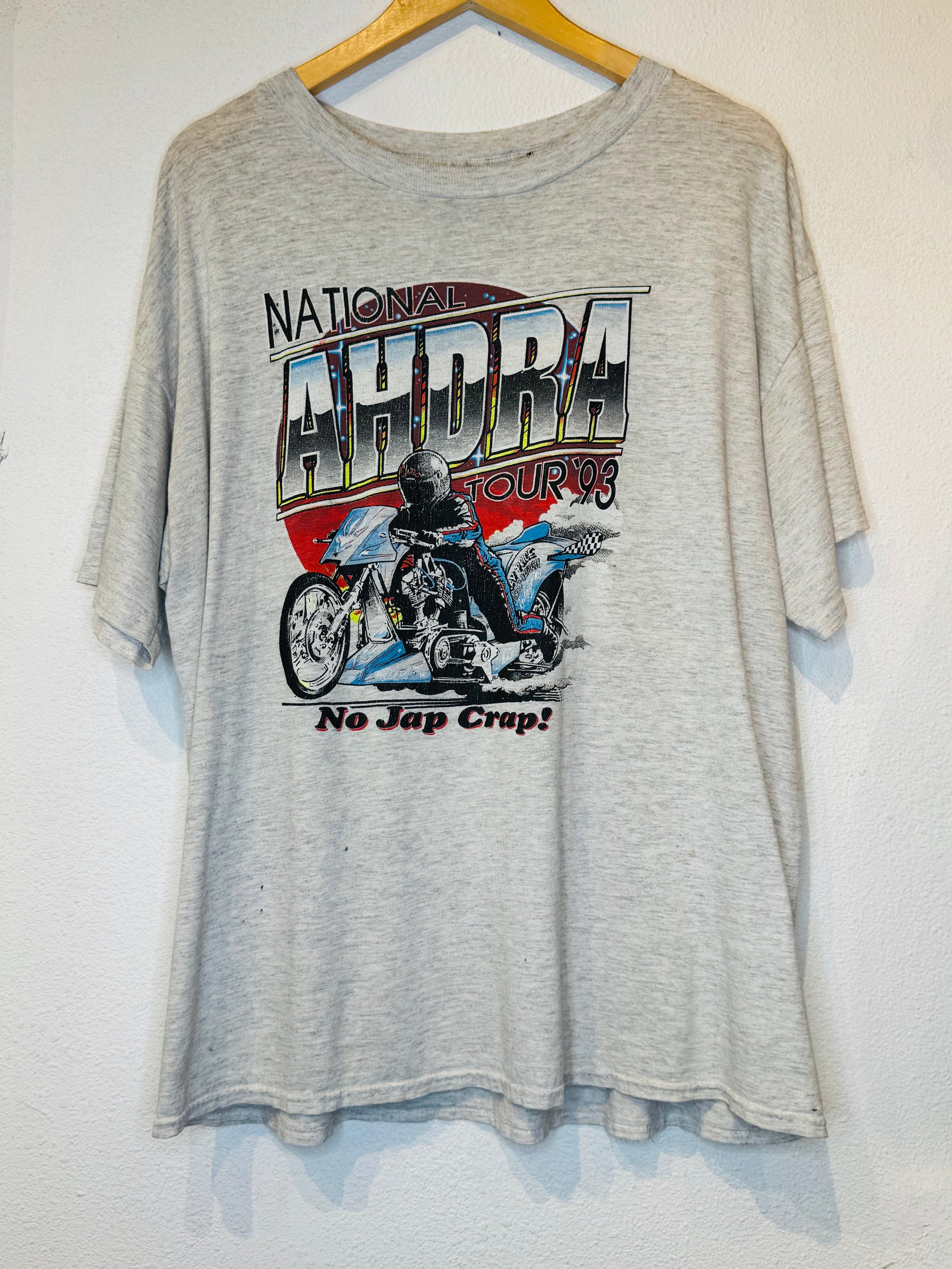 AHDRA Racing Vintage Tee - Burnout