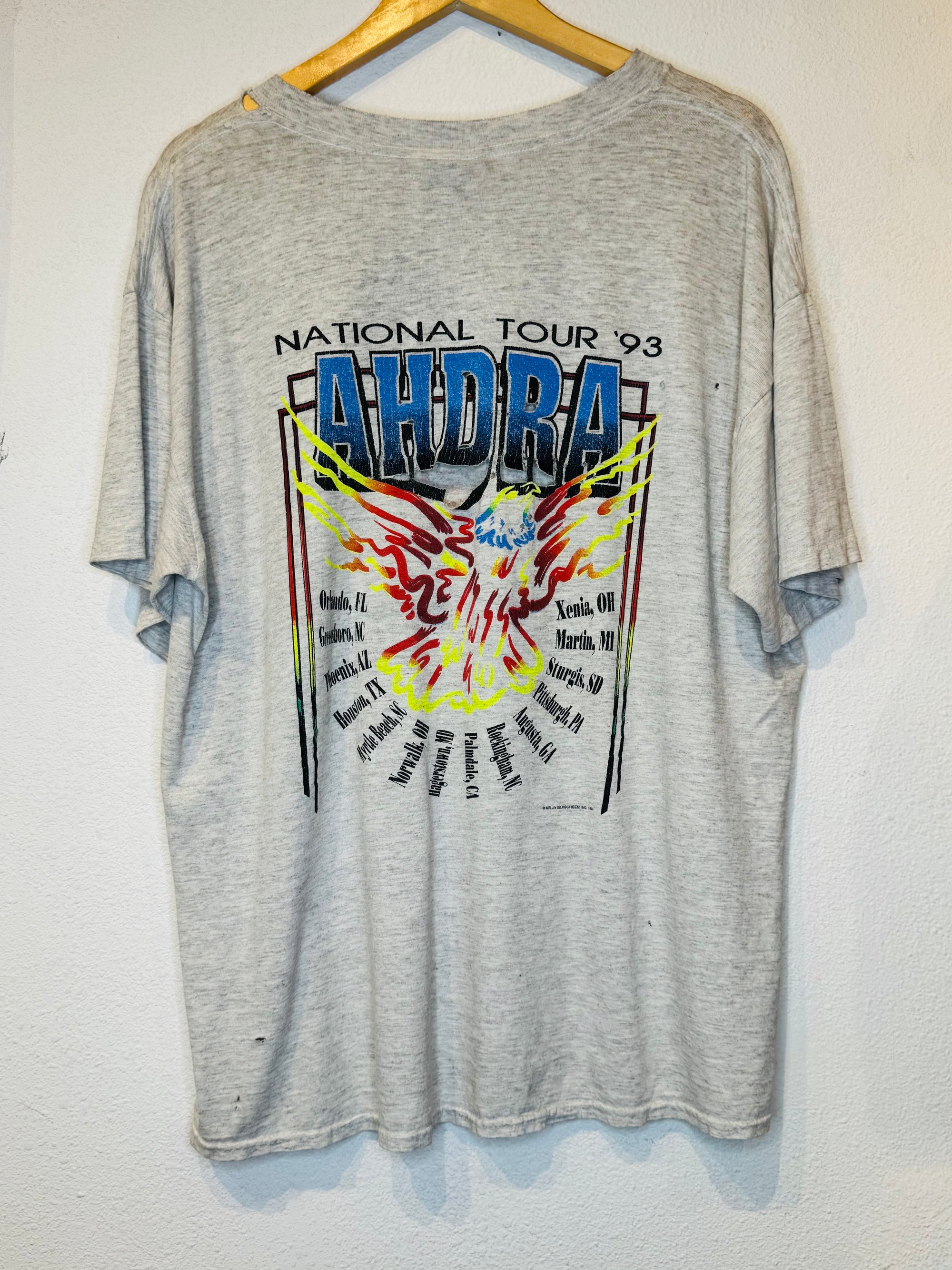 AHDRA Racing Vintage Tee - Burnout