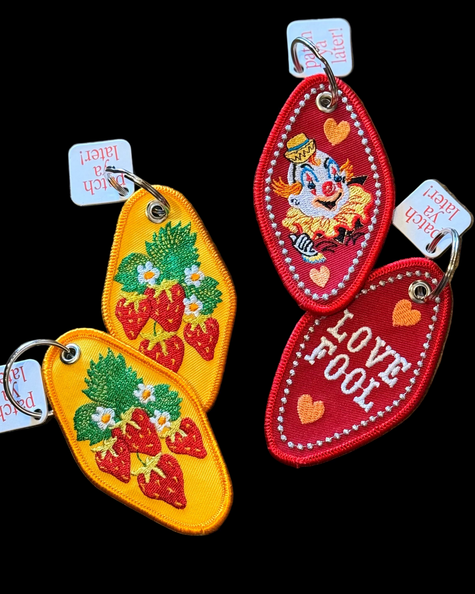 Embroidered Keychain