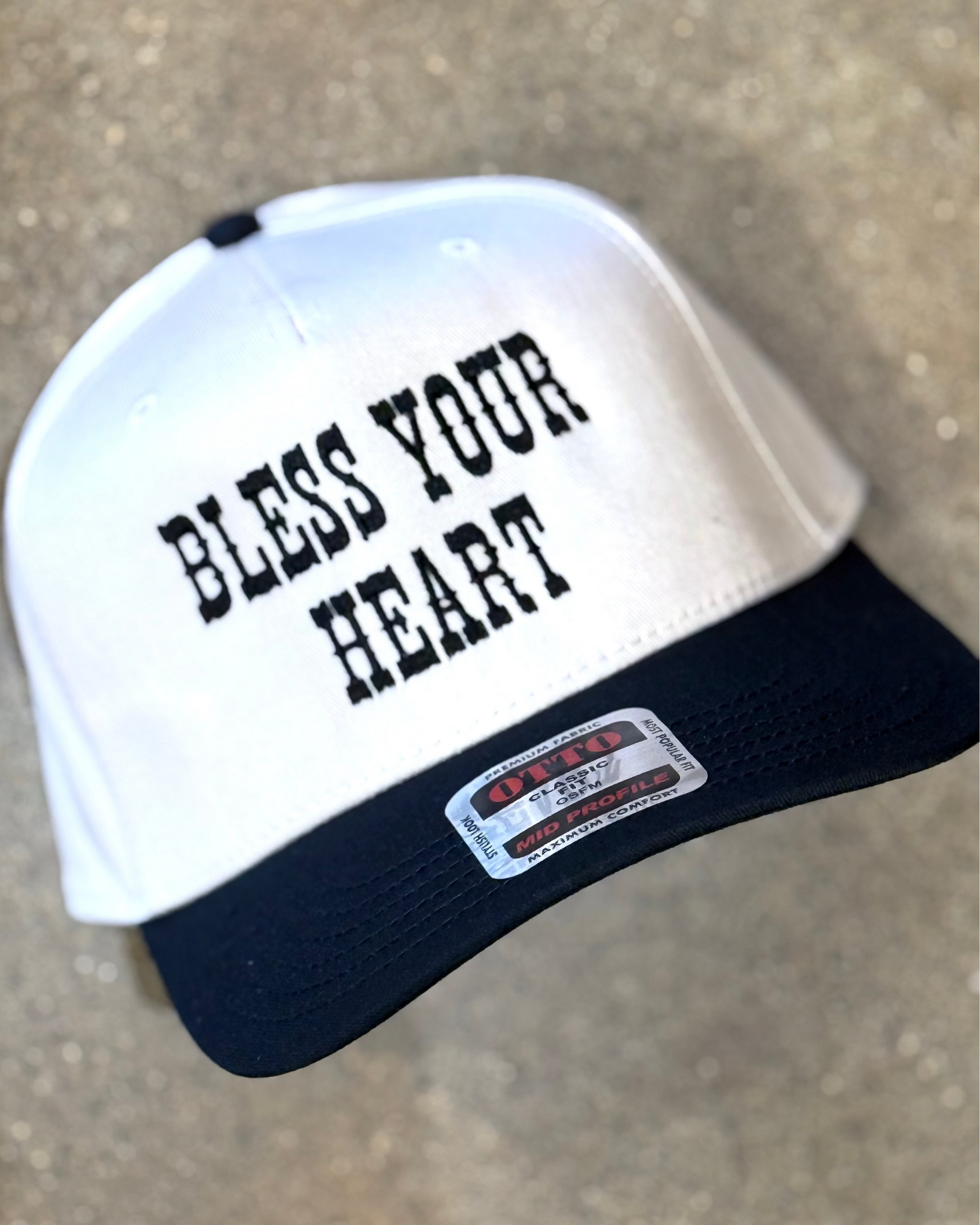 Bless Your Heart Trucker Hat - Burnout