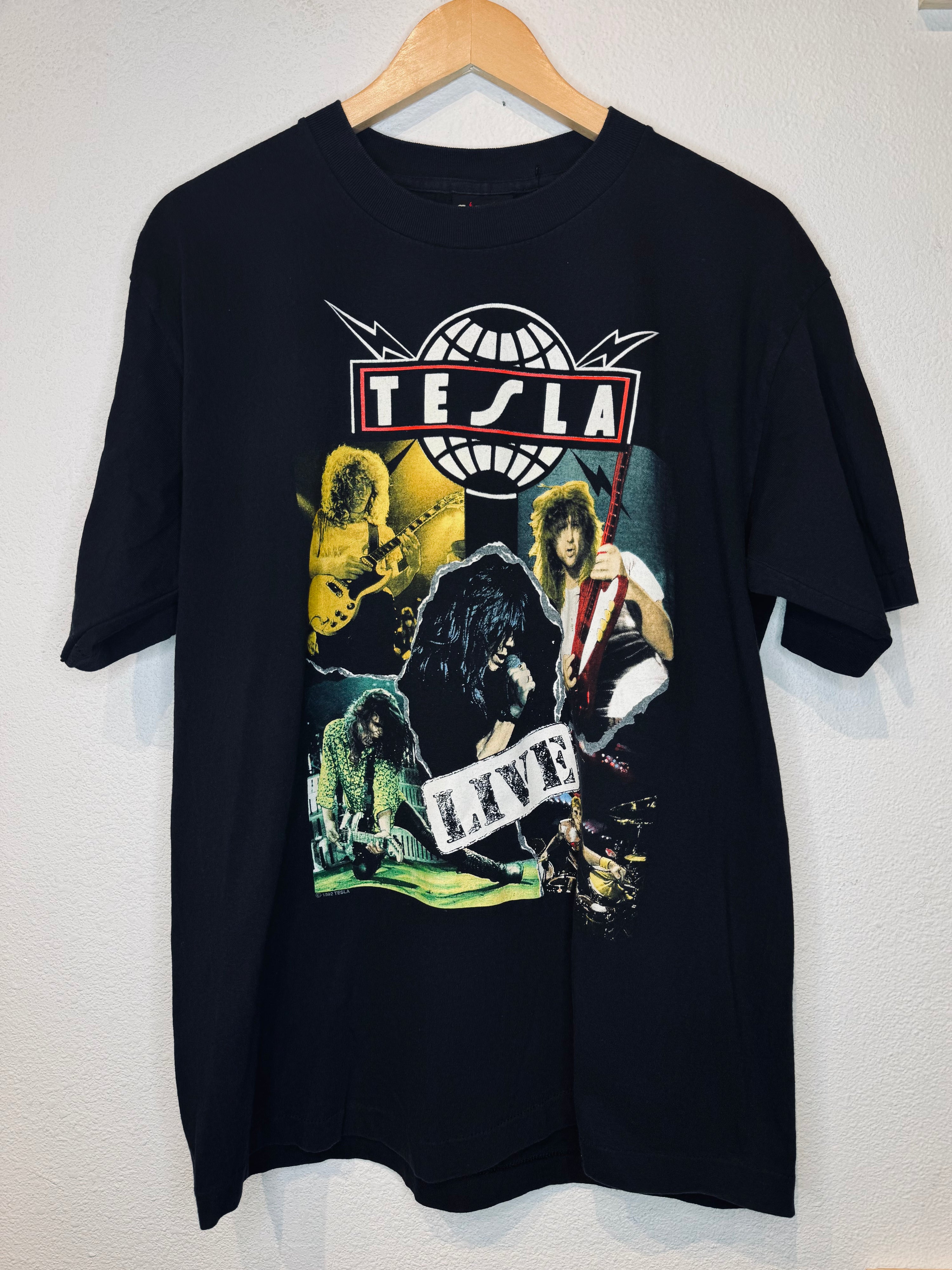 Tesla Live Vintage Tee - Burnout