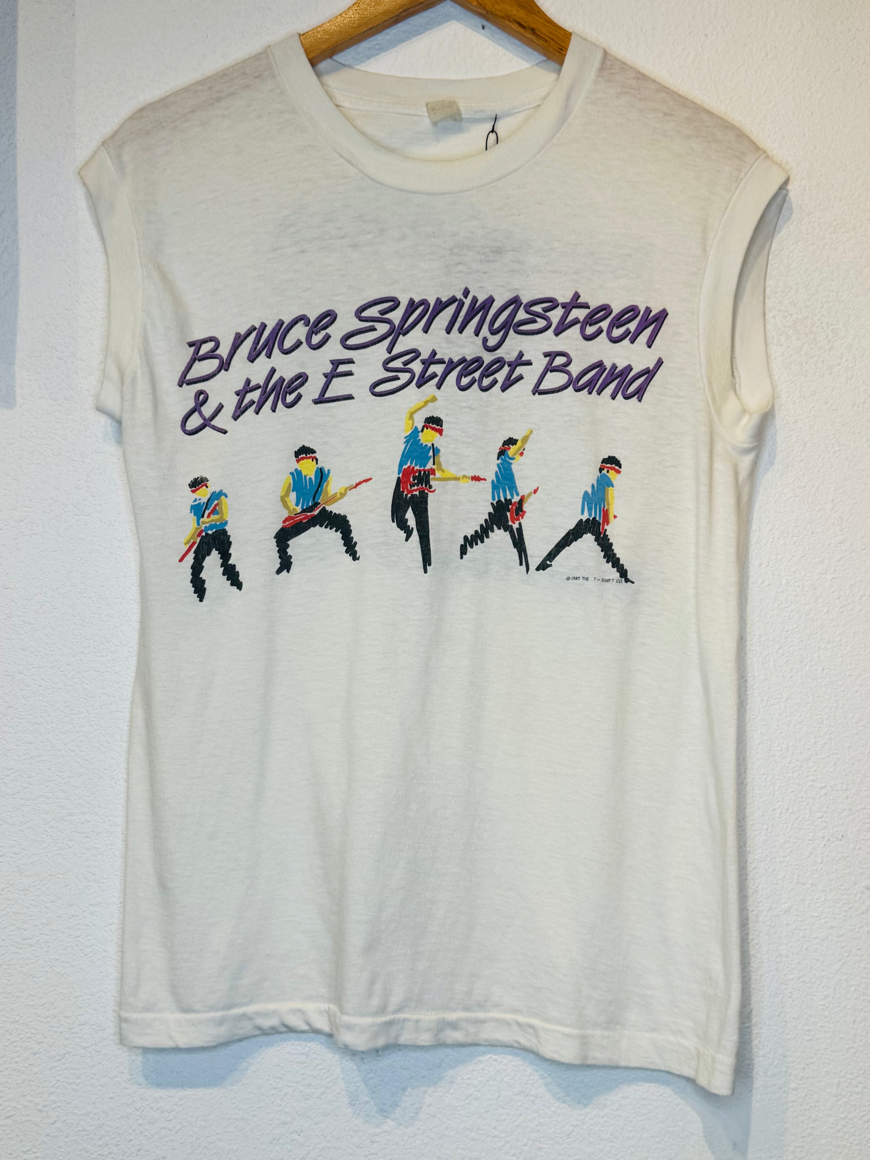 Brice Springsteen '85 Born in the USA Vintage Tank - Burnout