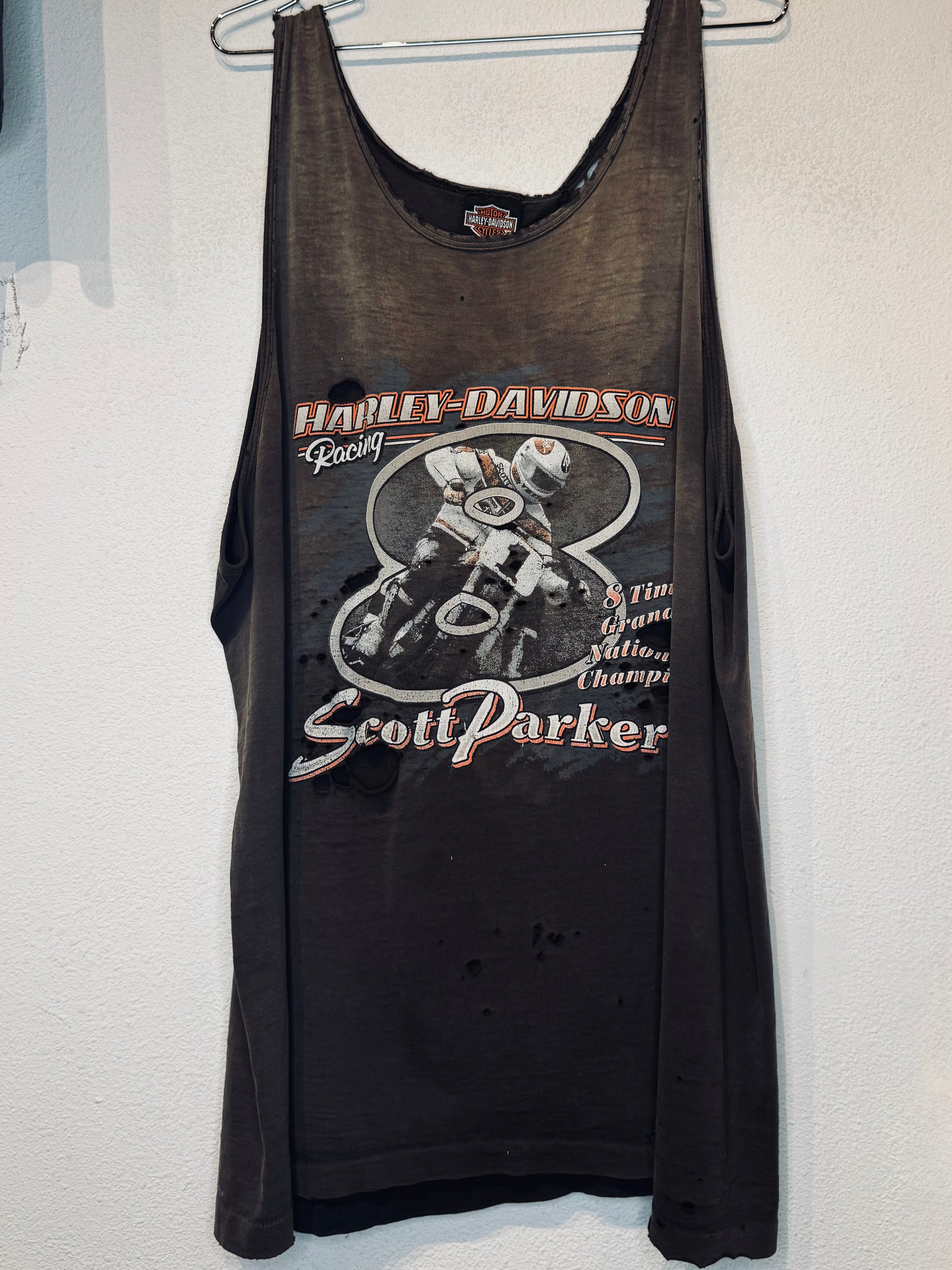 Racing Harley Vintage Tank - Burnout