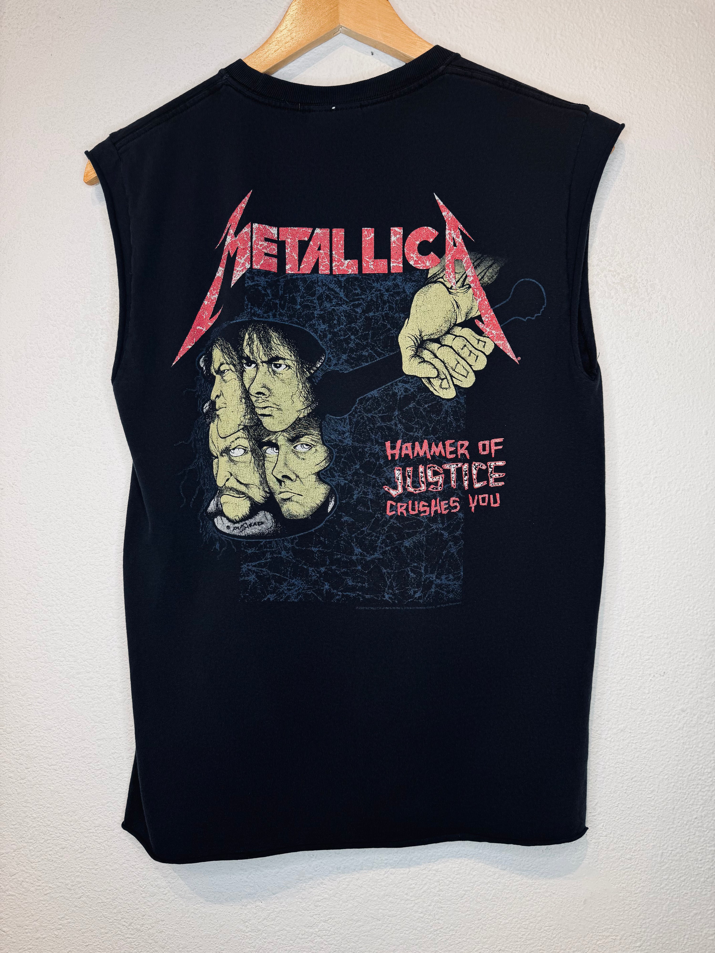 Metallica Damaged Justice Vintage Tank - Burnout