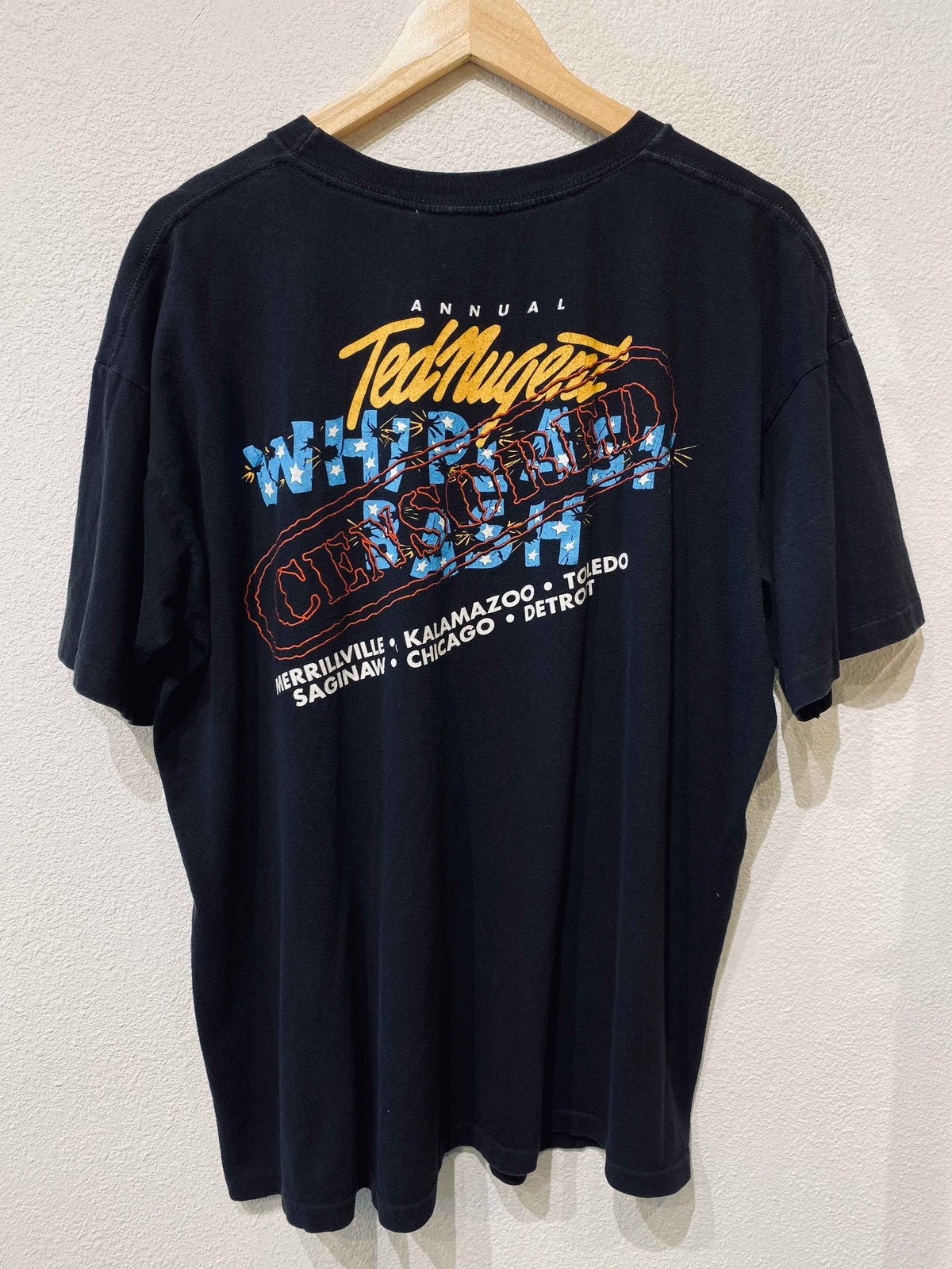 Ted Nugent Wiplash Bash Vintage Tee