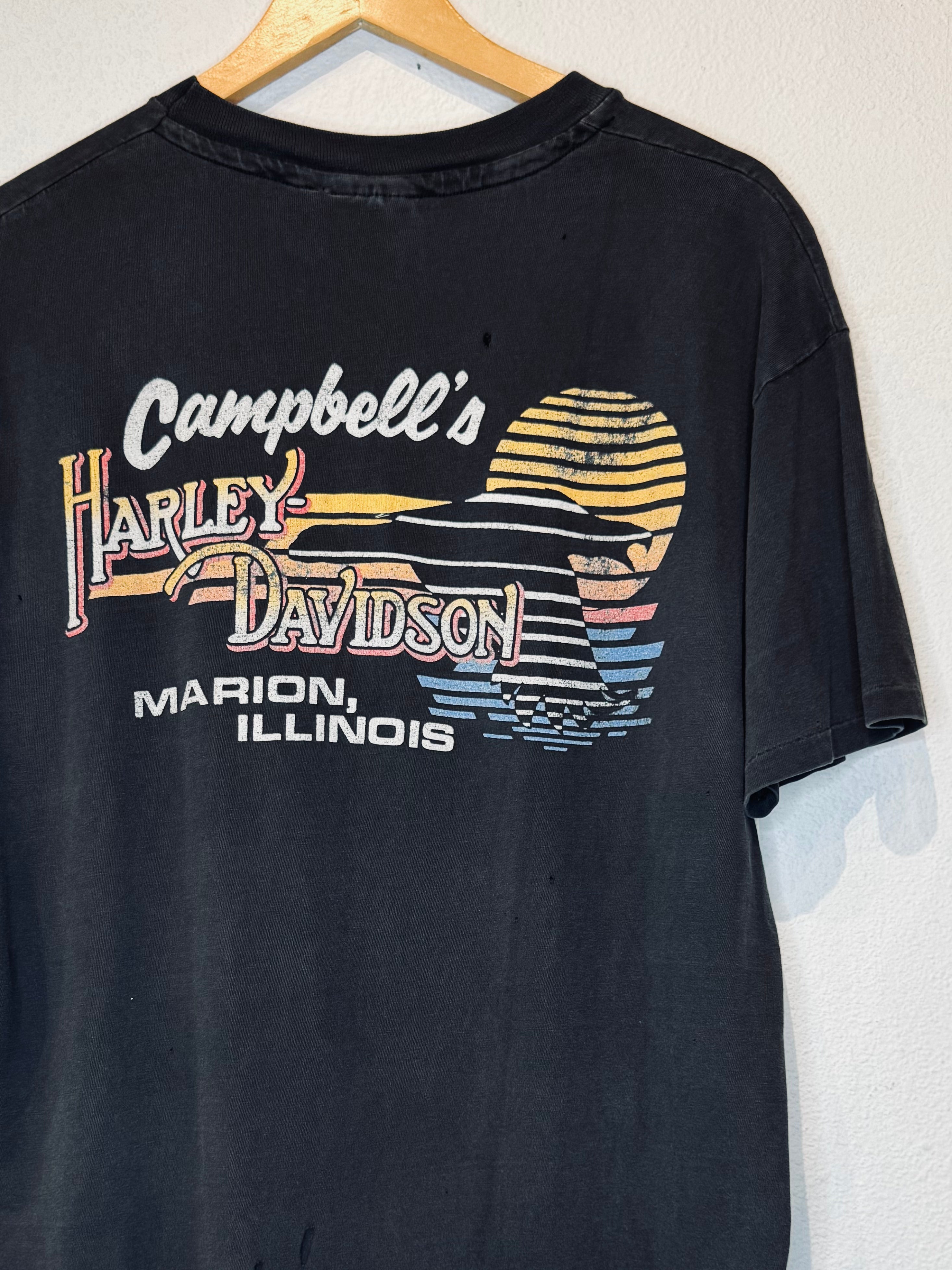 Real Men Harley Vintage Tee - Burnout