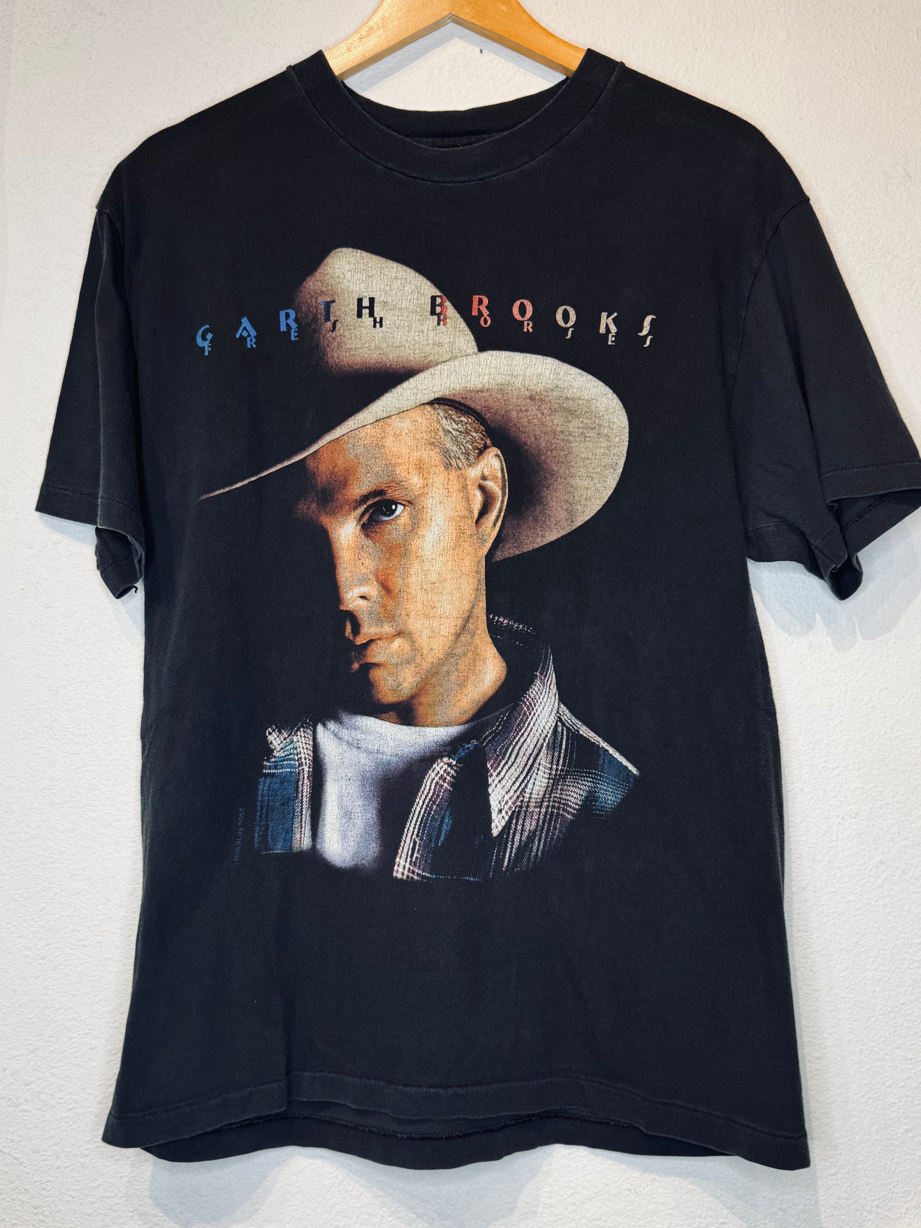 Garth Brooks Fresh Horses Vintage Tee - Burnout