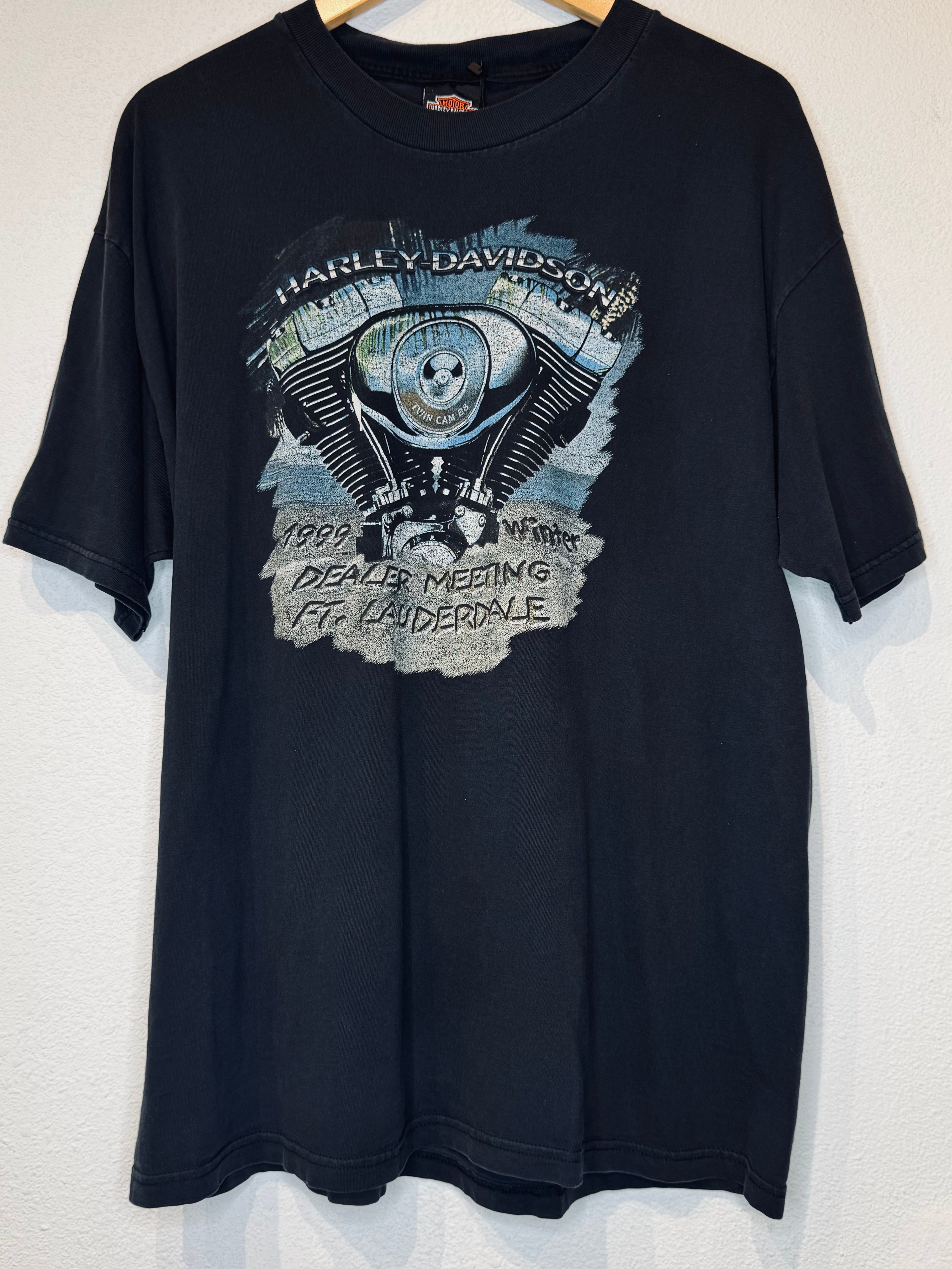 Dealer Meeting Harley Vintage Tee - Burnout