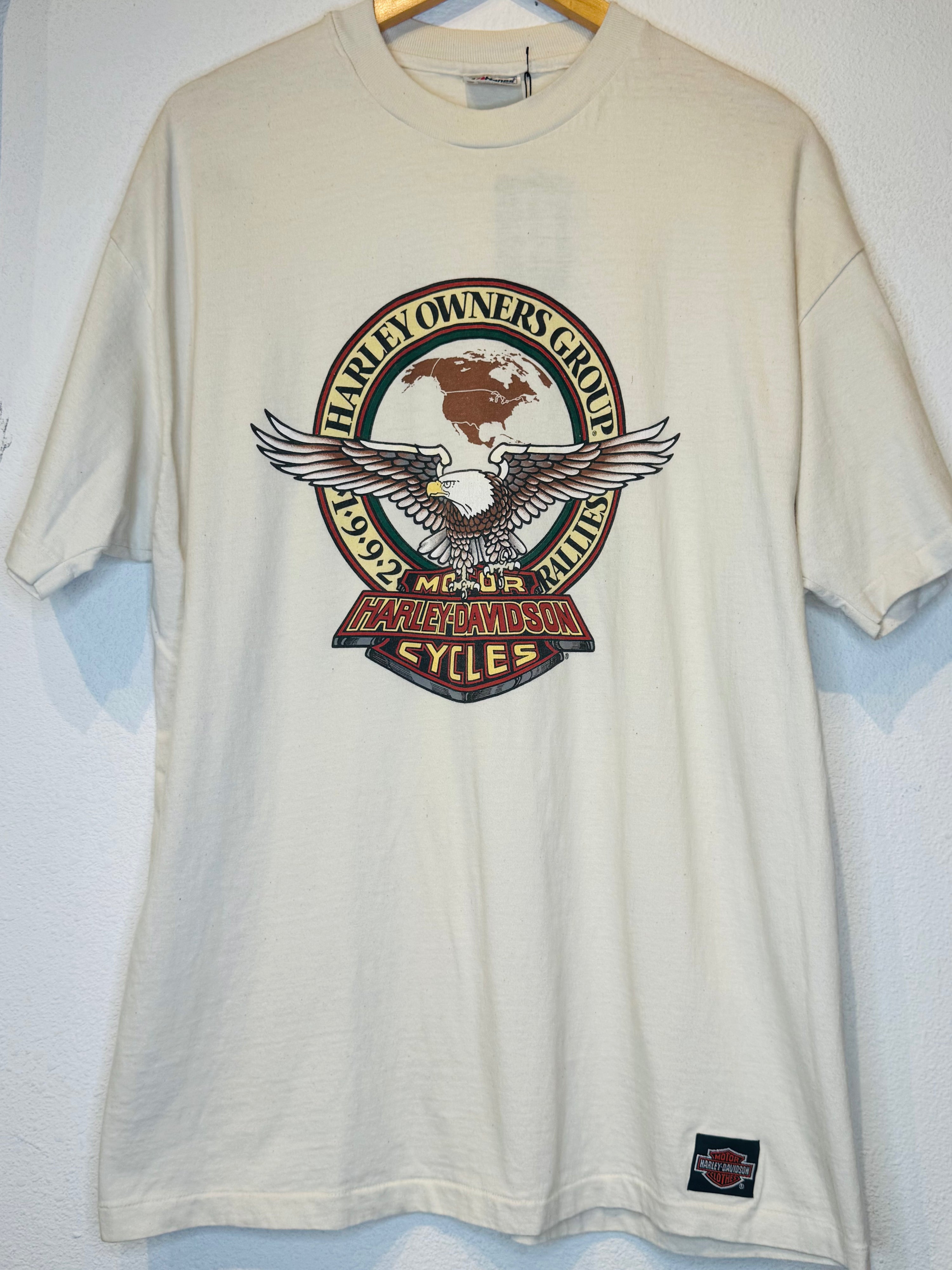 Lancaster Harley Vintage Tee - Burnout