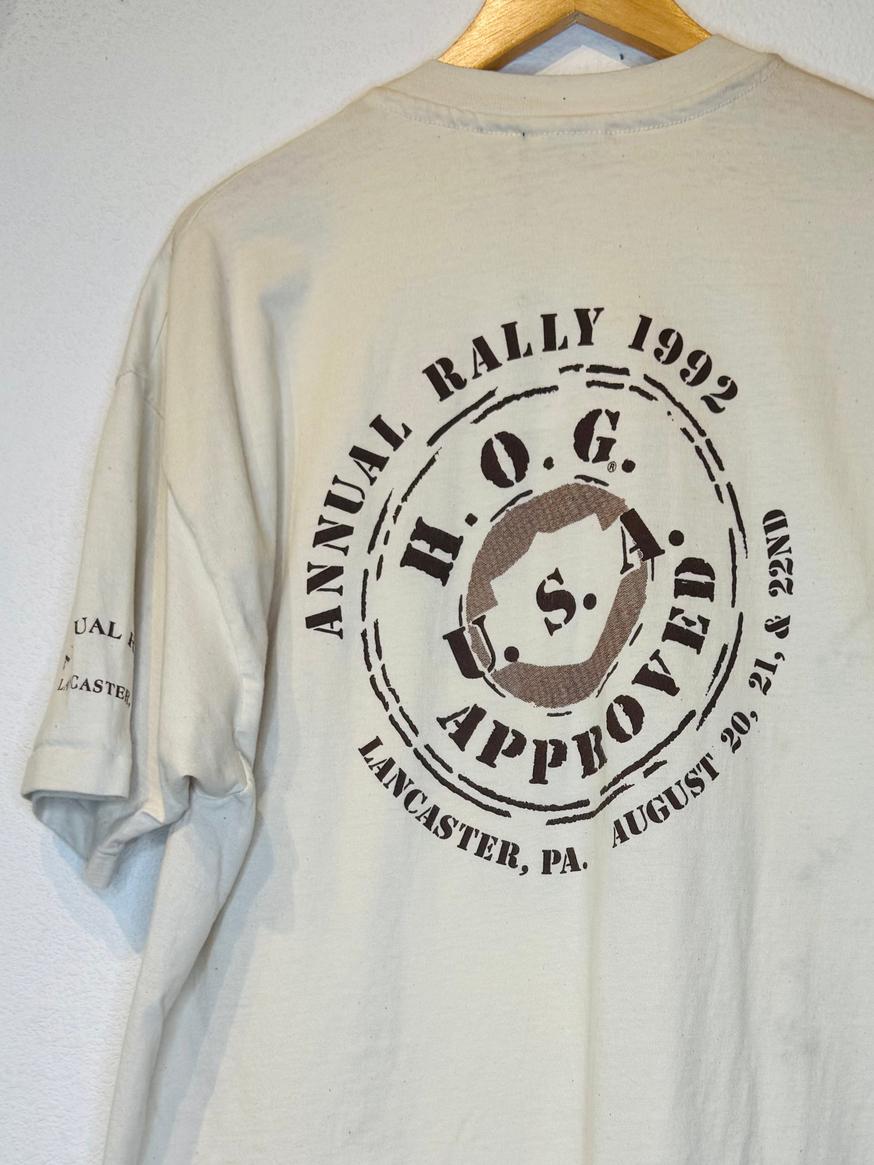 Lancaster Harley Vintage Tee - Burnout