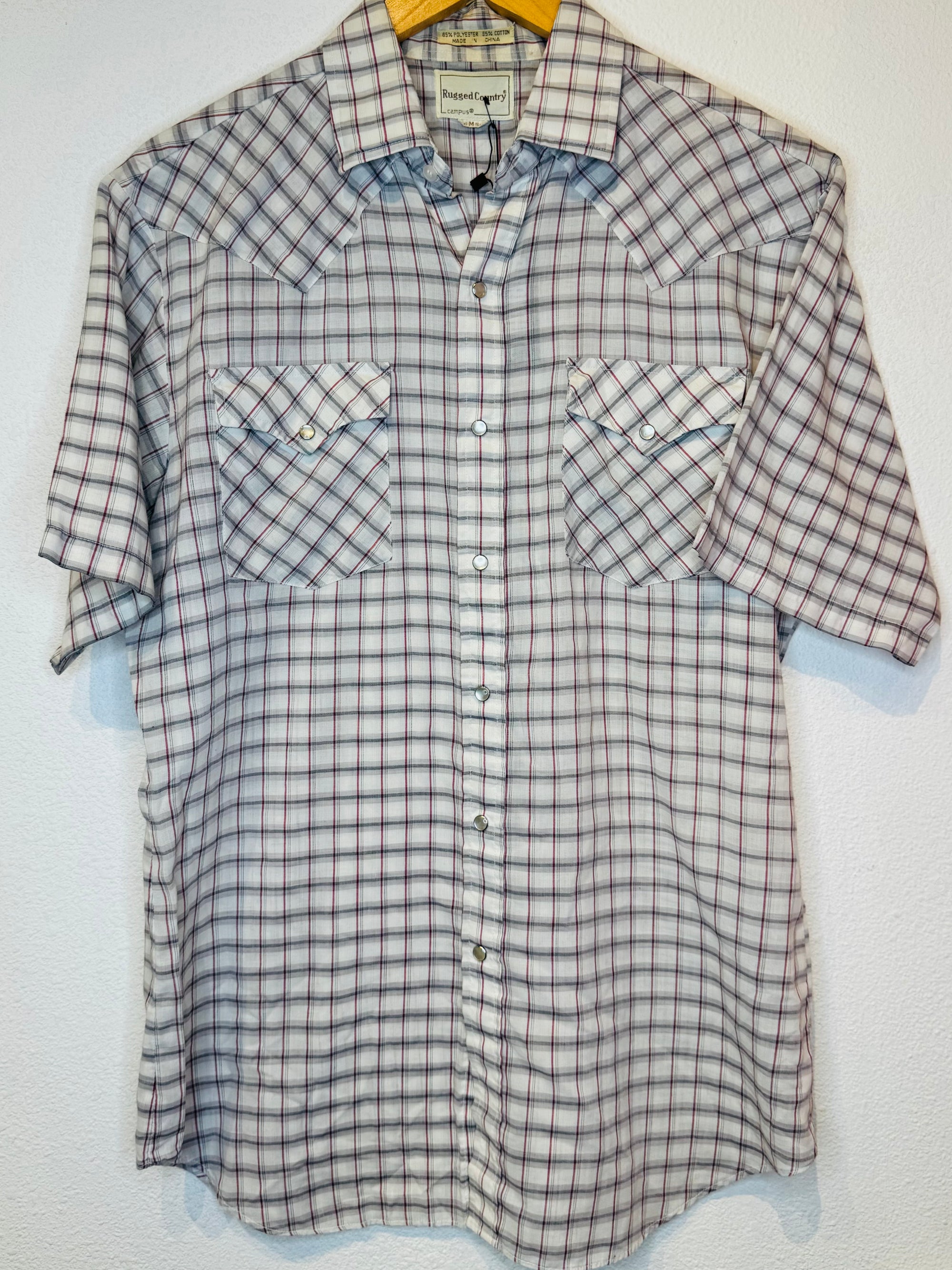 Rugged Country Vintage Pearl Snap - Burnout