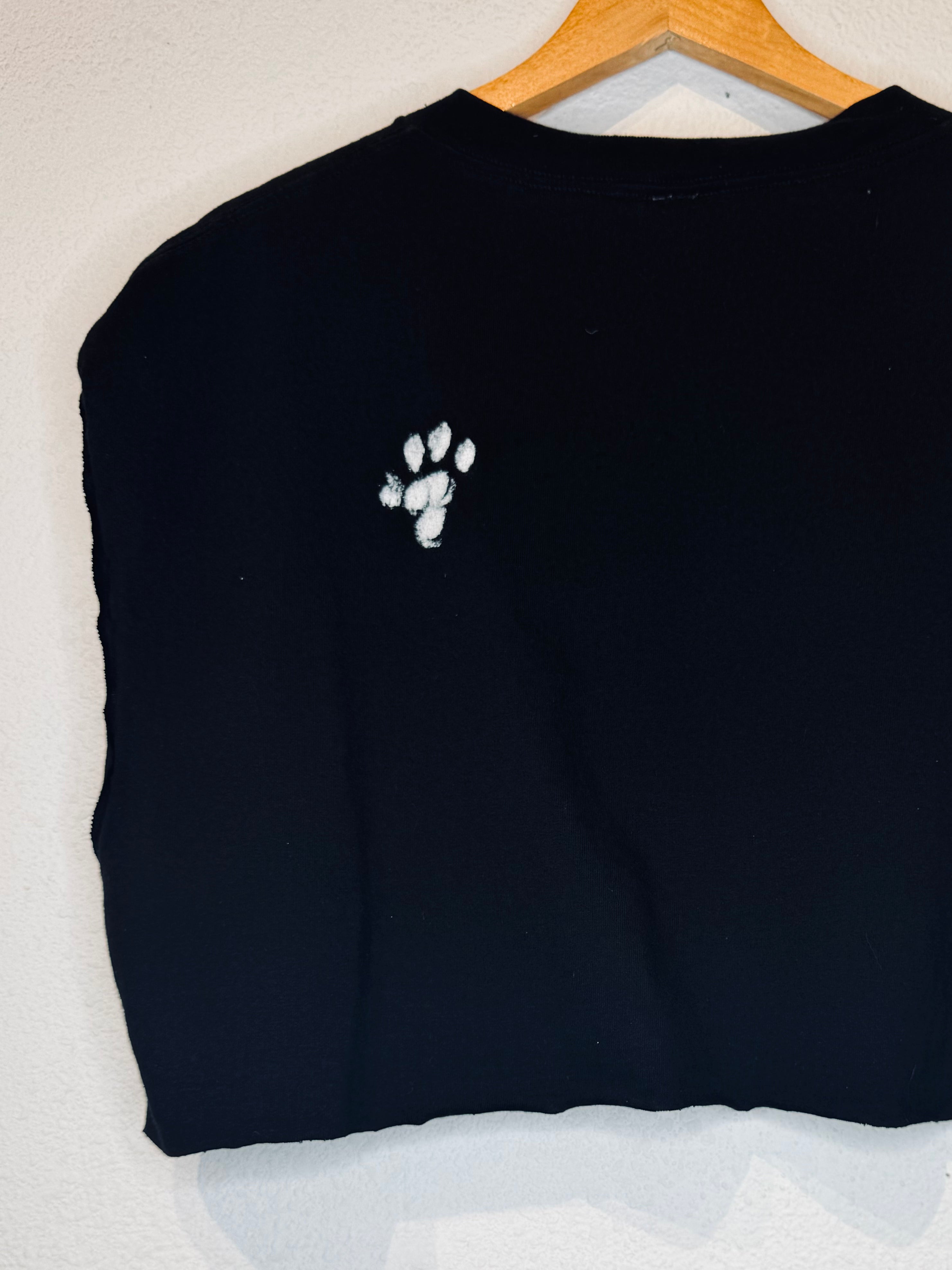 Four Legged Vintage Crop Tank - Burnout