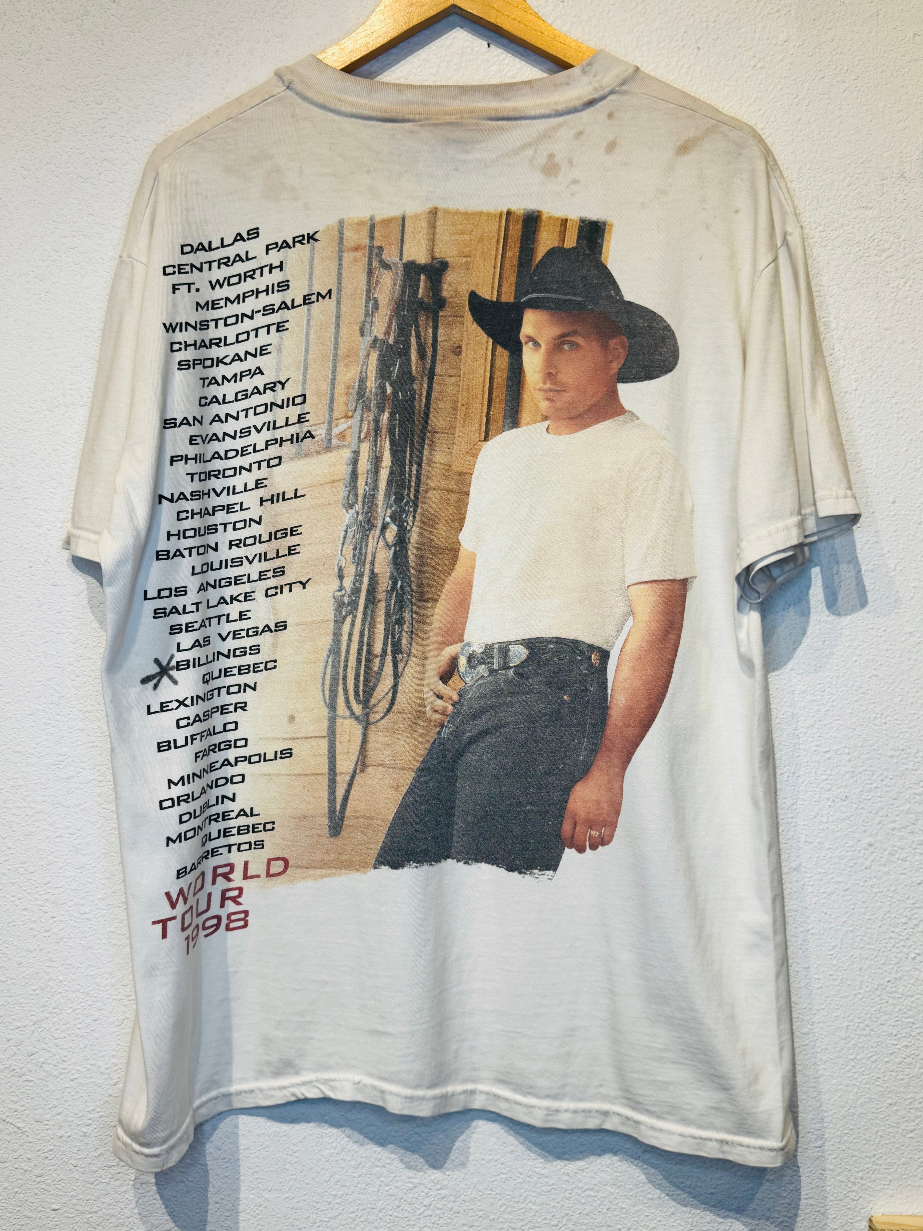 Garth Brooks Sevens Vintage Tee - Burnout