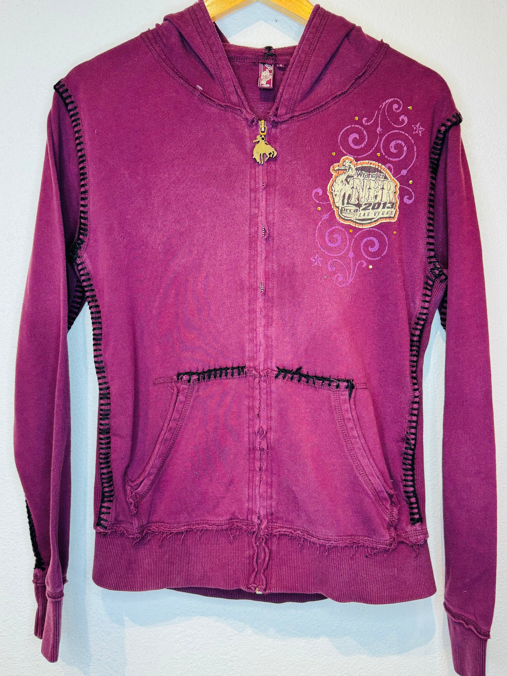 NFR Vintage Zip Sweatshirt - Burnout