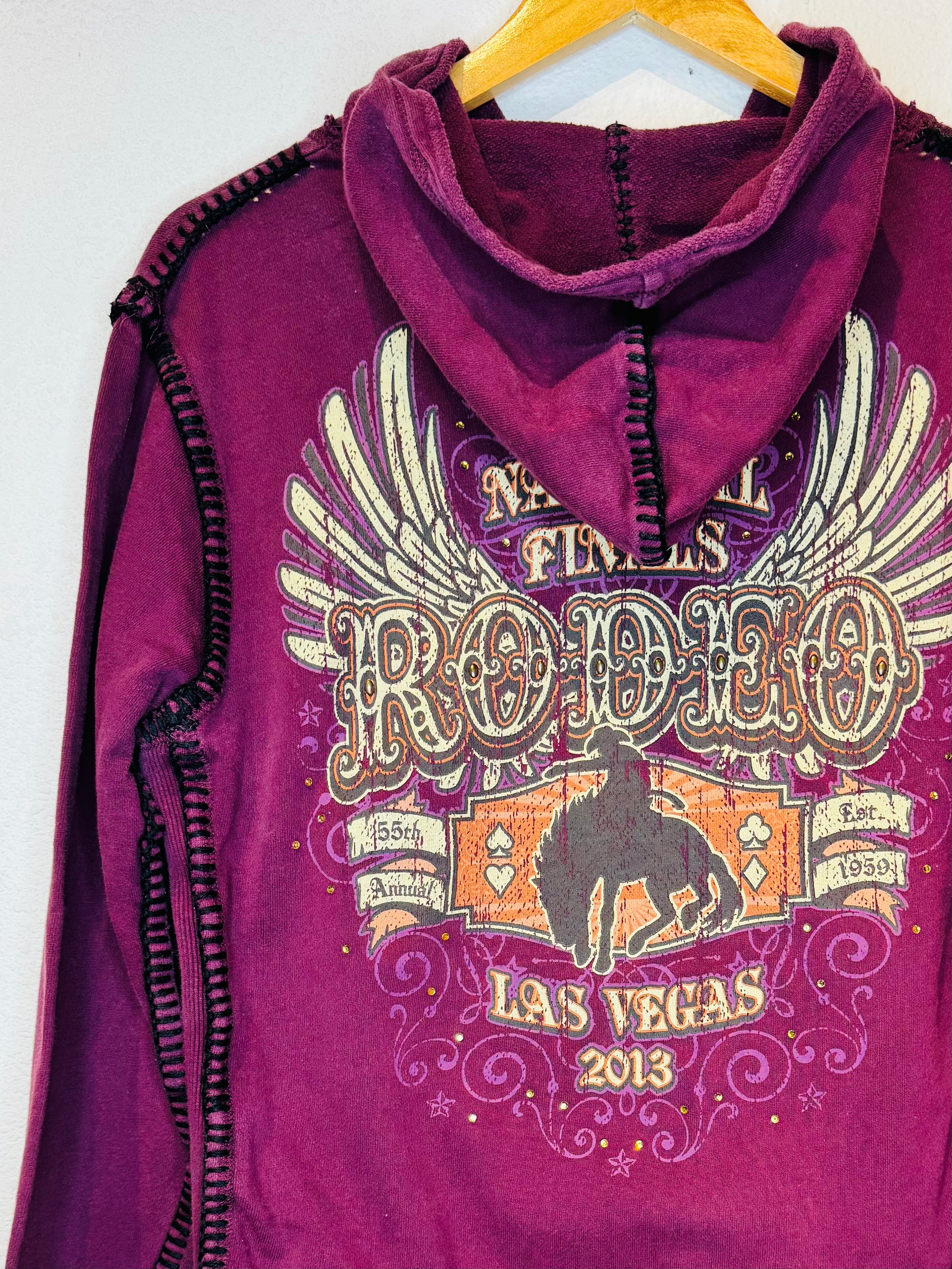 NFR Vintage Zip Sweatshirt - Burnout