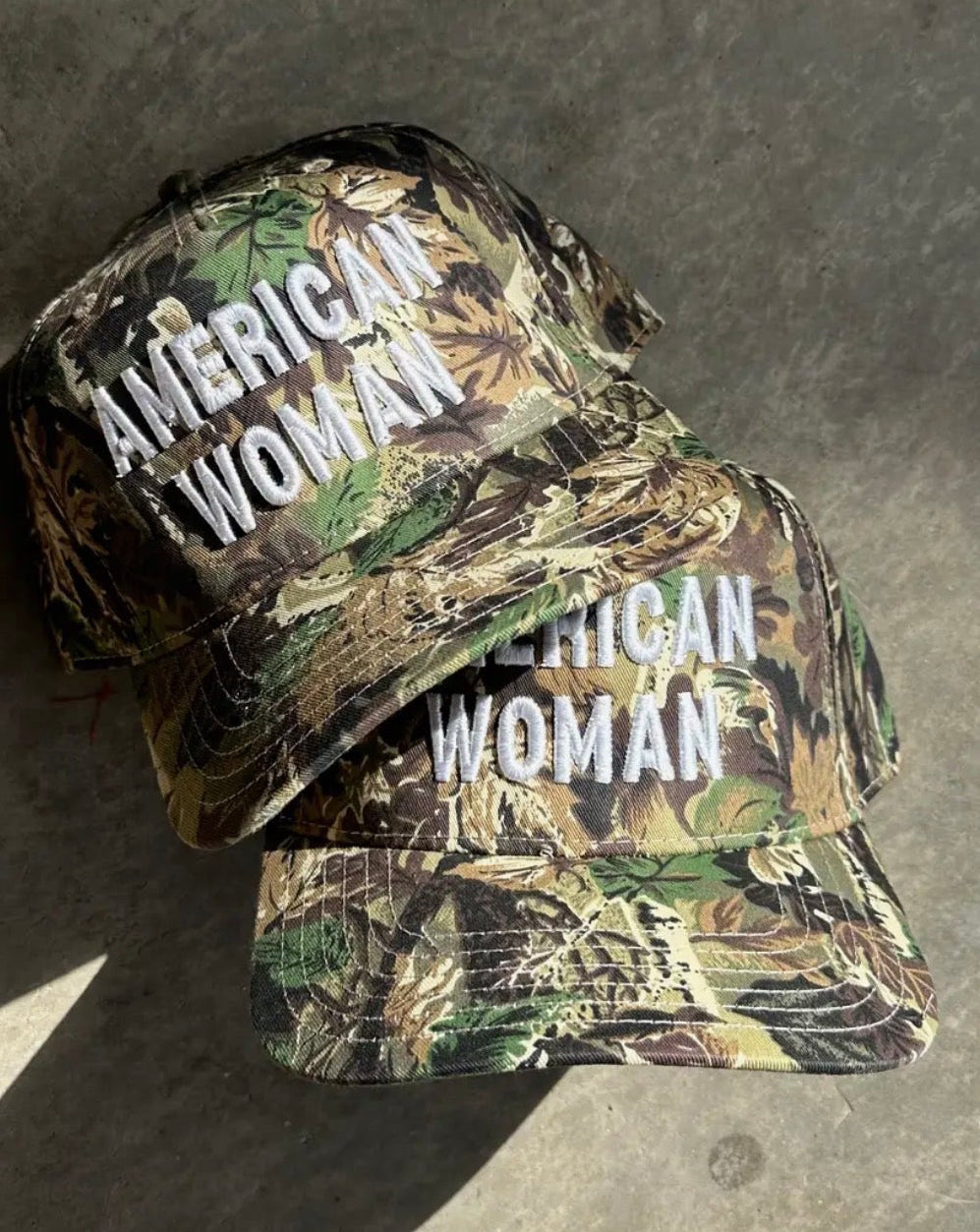 American Woman Trucker Hat - Burnout