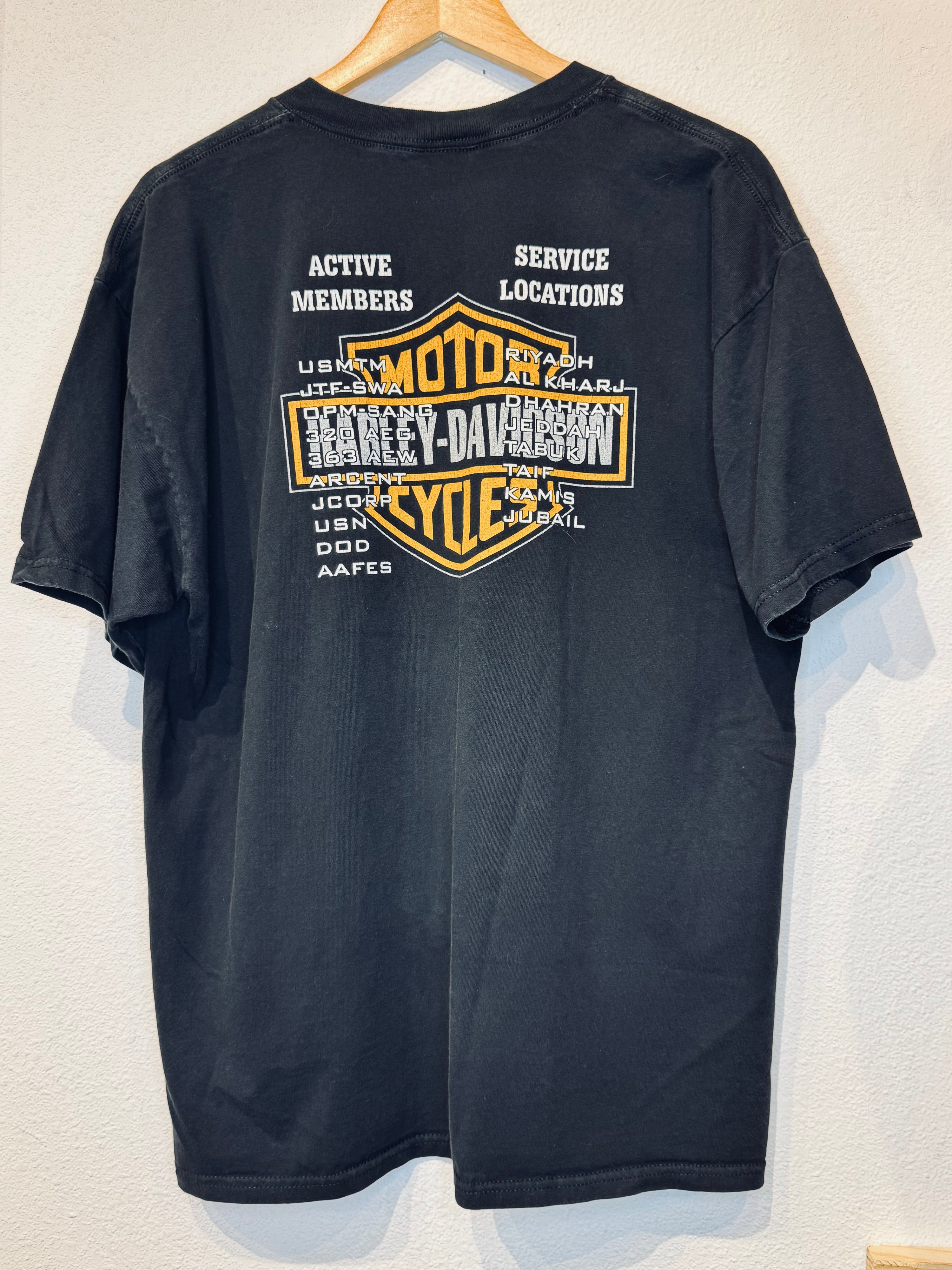 Peacekeepers Harley Vintage Tee - Burnout
