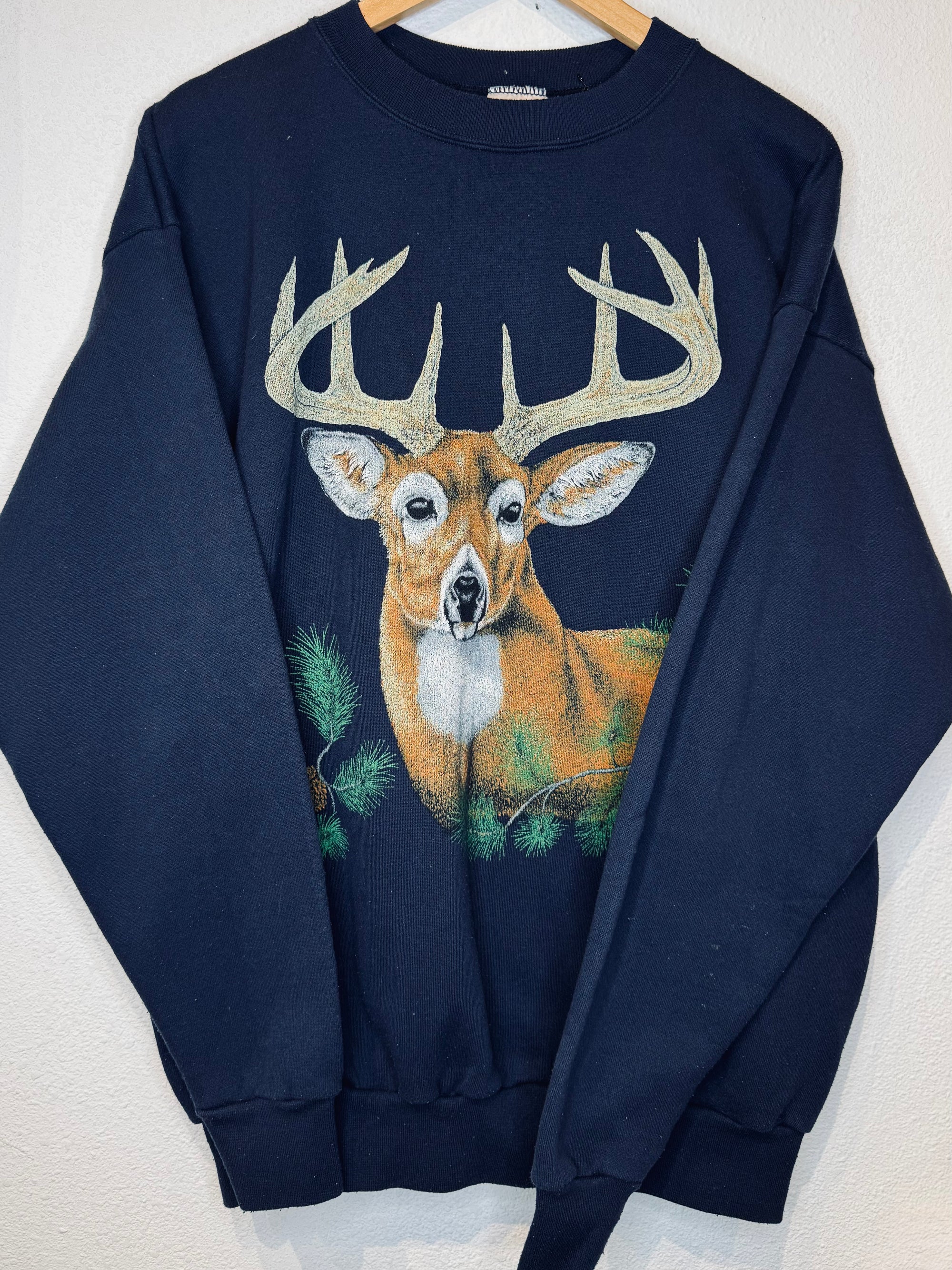 Deer Vintage Crewneck - Burnout