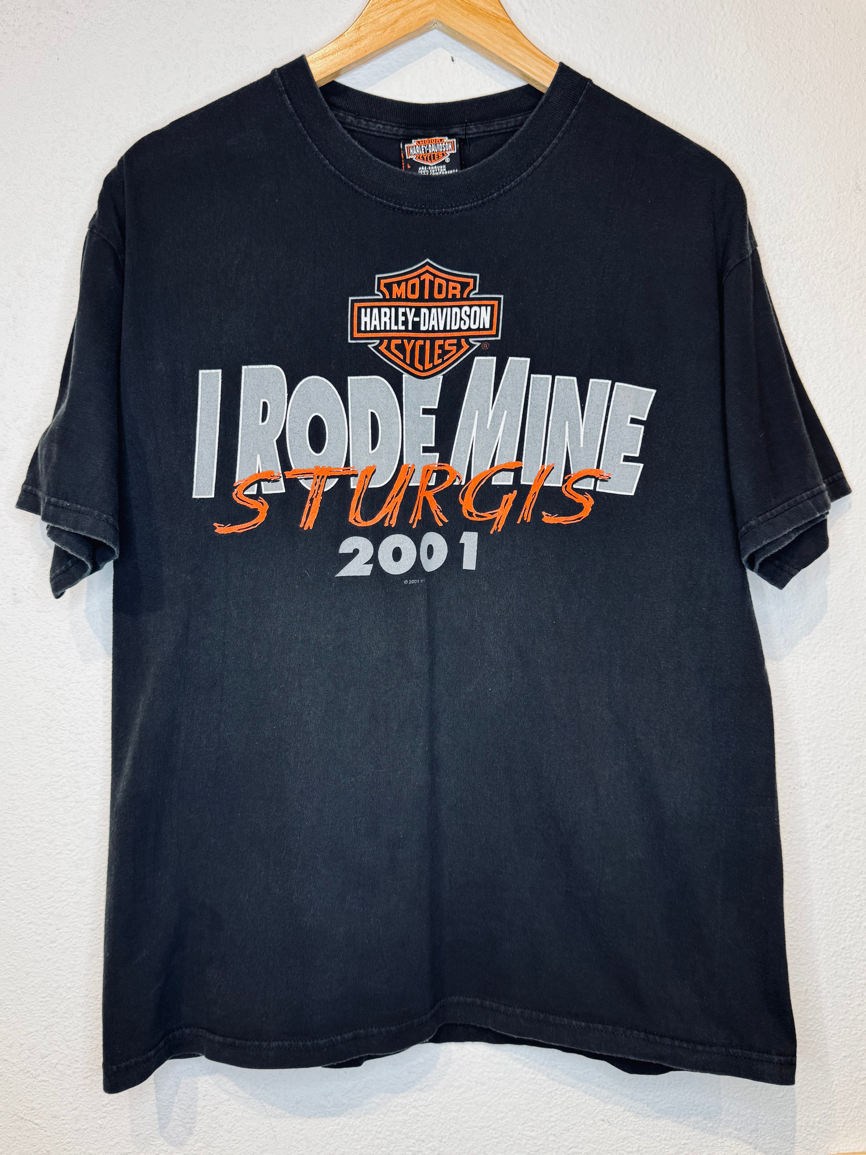 Sturgis '01 Harley Vintage Tee - Burnout