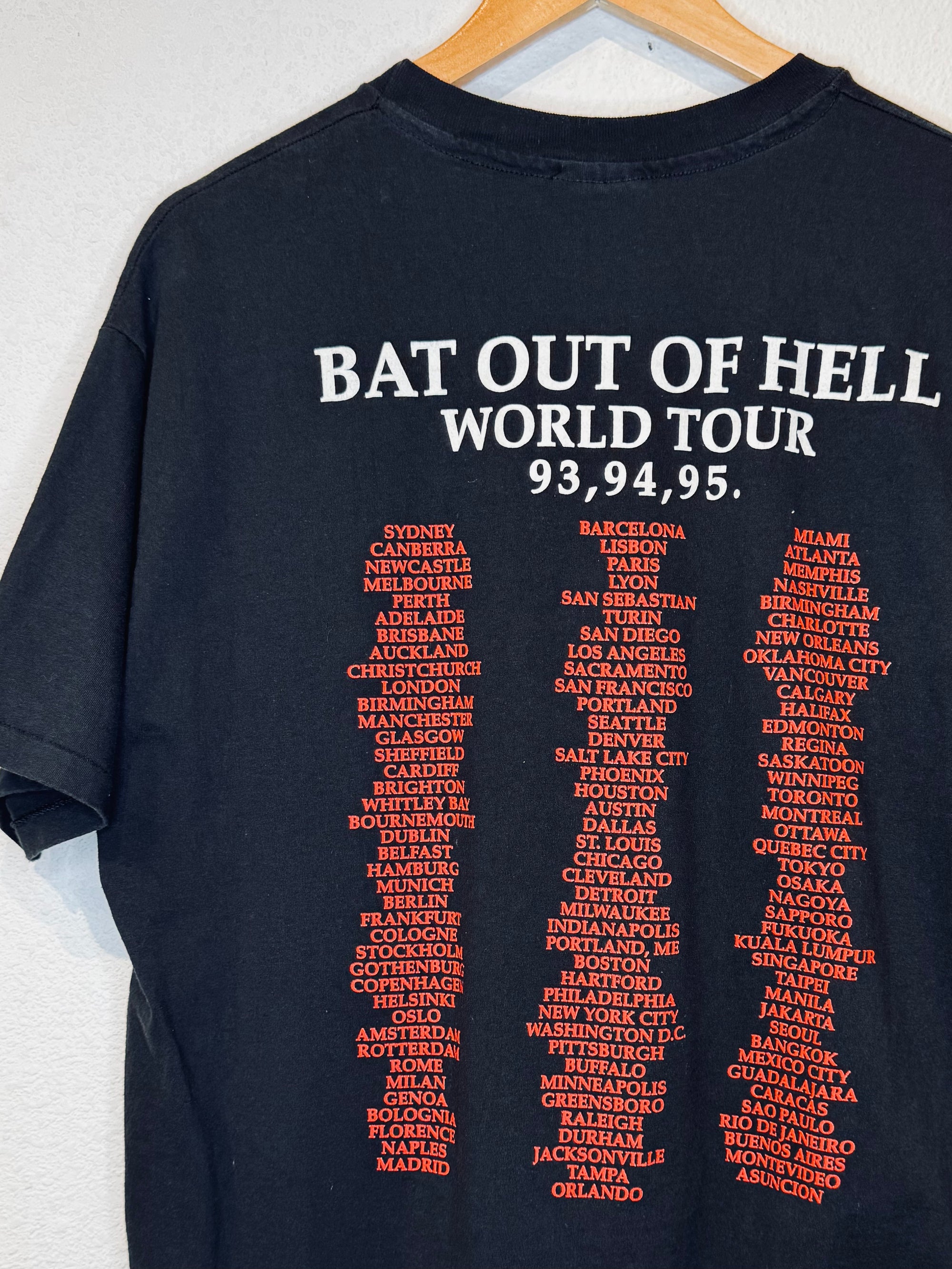 Meatloaf World Tour Vintage Tee - Burnout