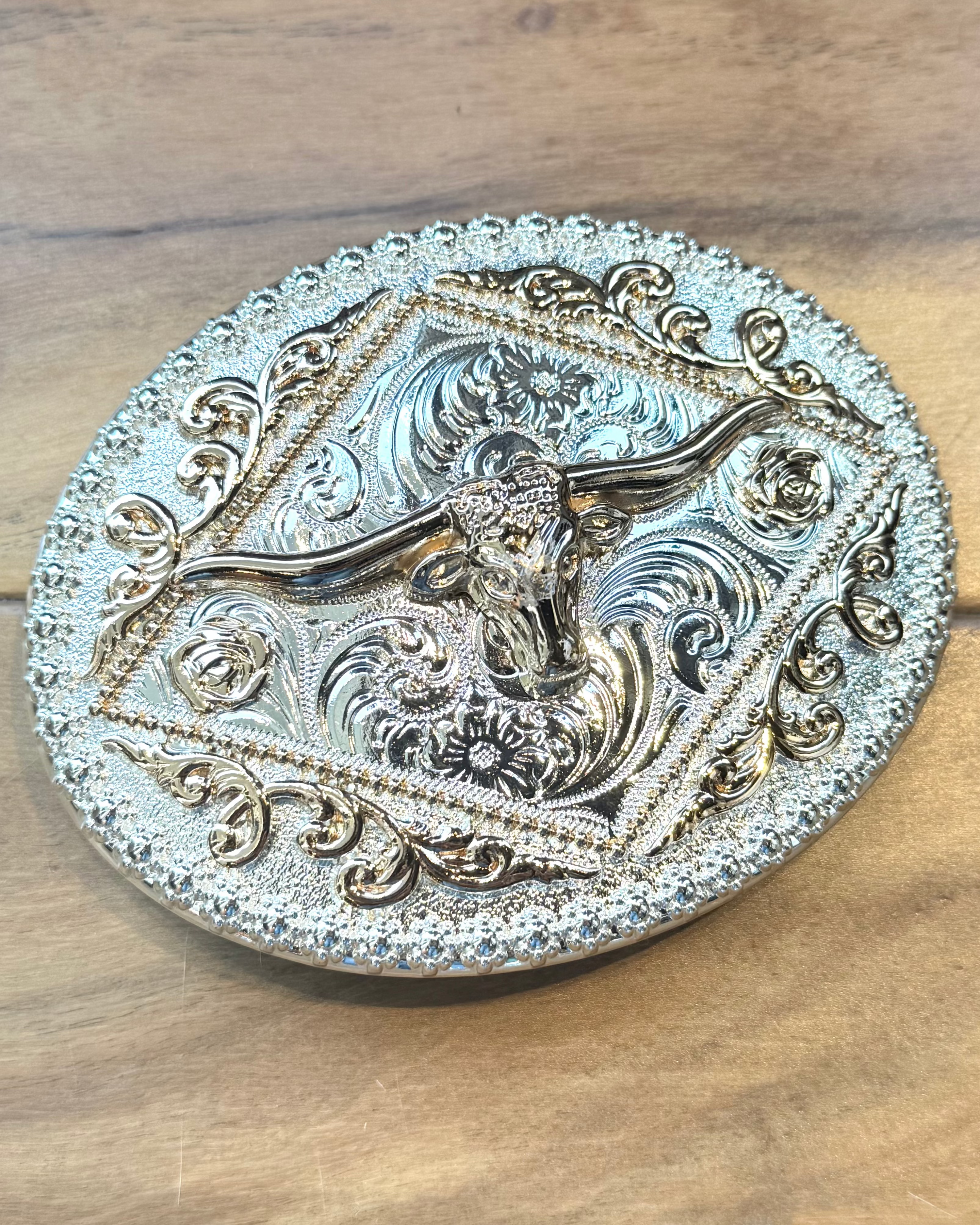 Western Belt Buckle - Burnout