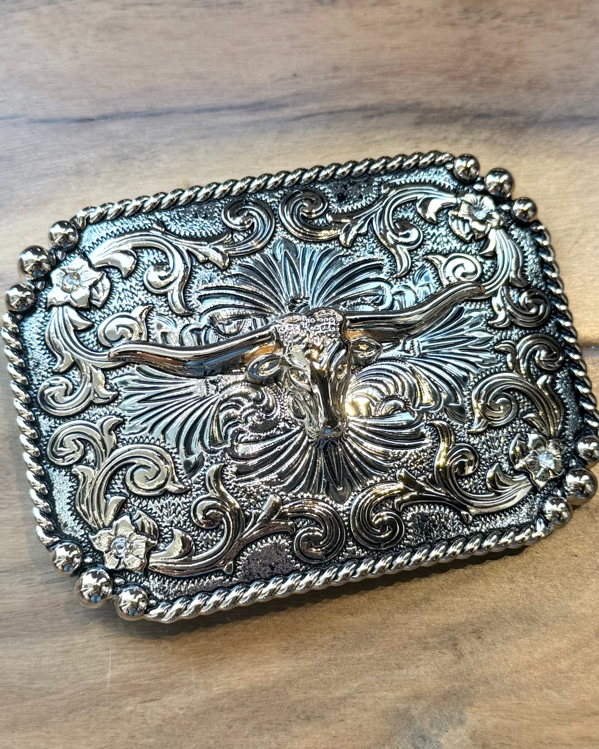 Western Belt Buckle - Burnout