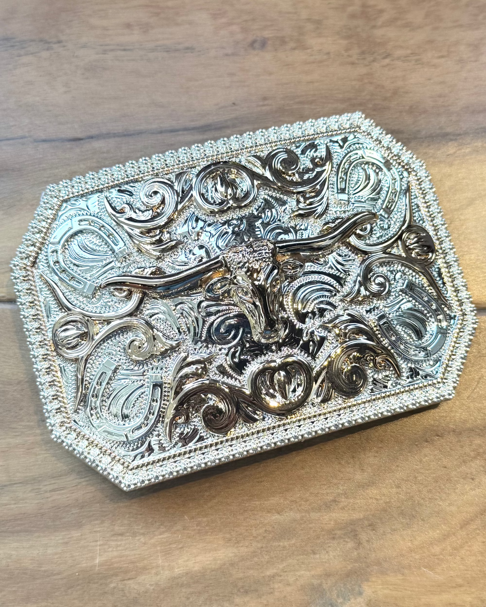 Western Belt Buckle - Burnout