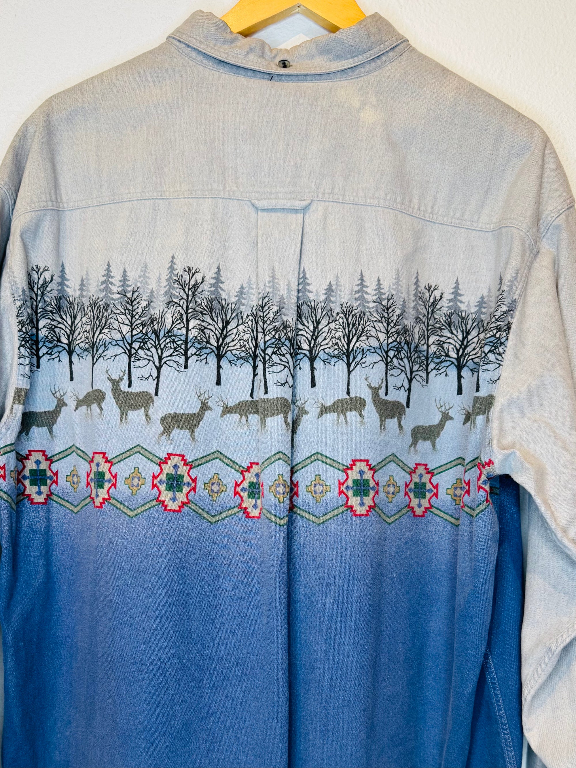 90's Cabelas Vintage Button Up - Burnout