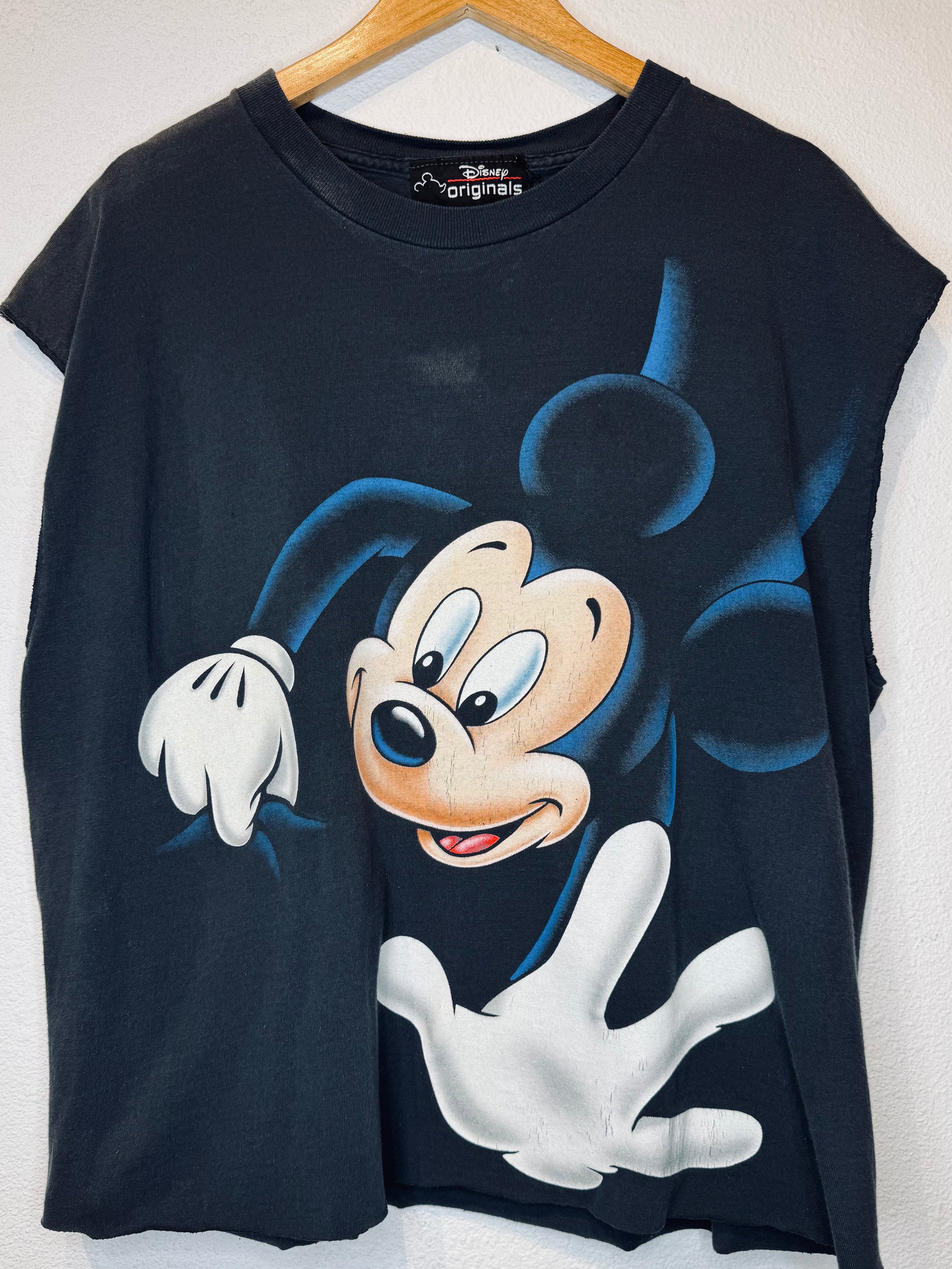 Falling Mickey Vintage Tank - Burnout