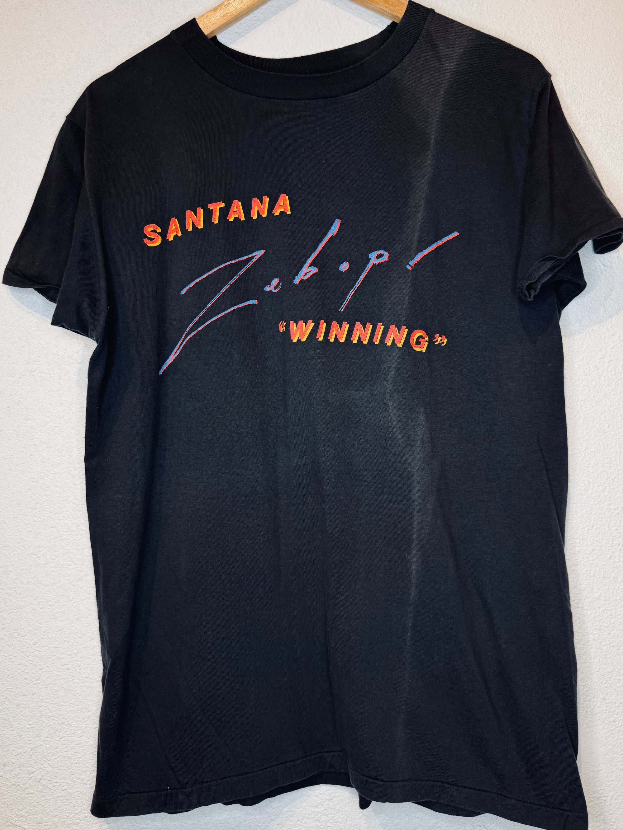 1981 Santana Zebop Vintage Tee - Burnout