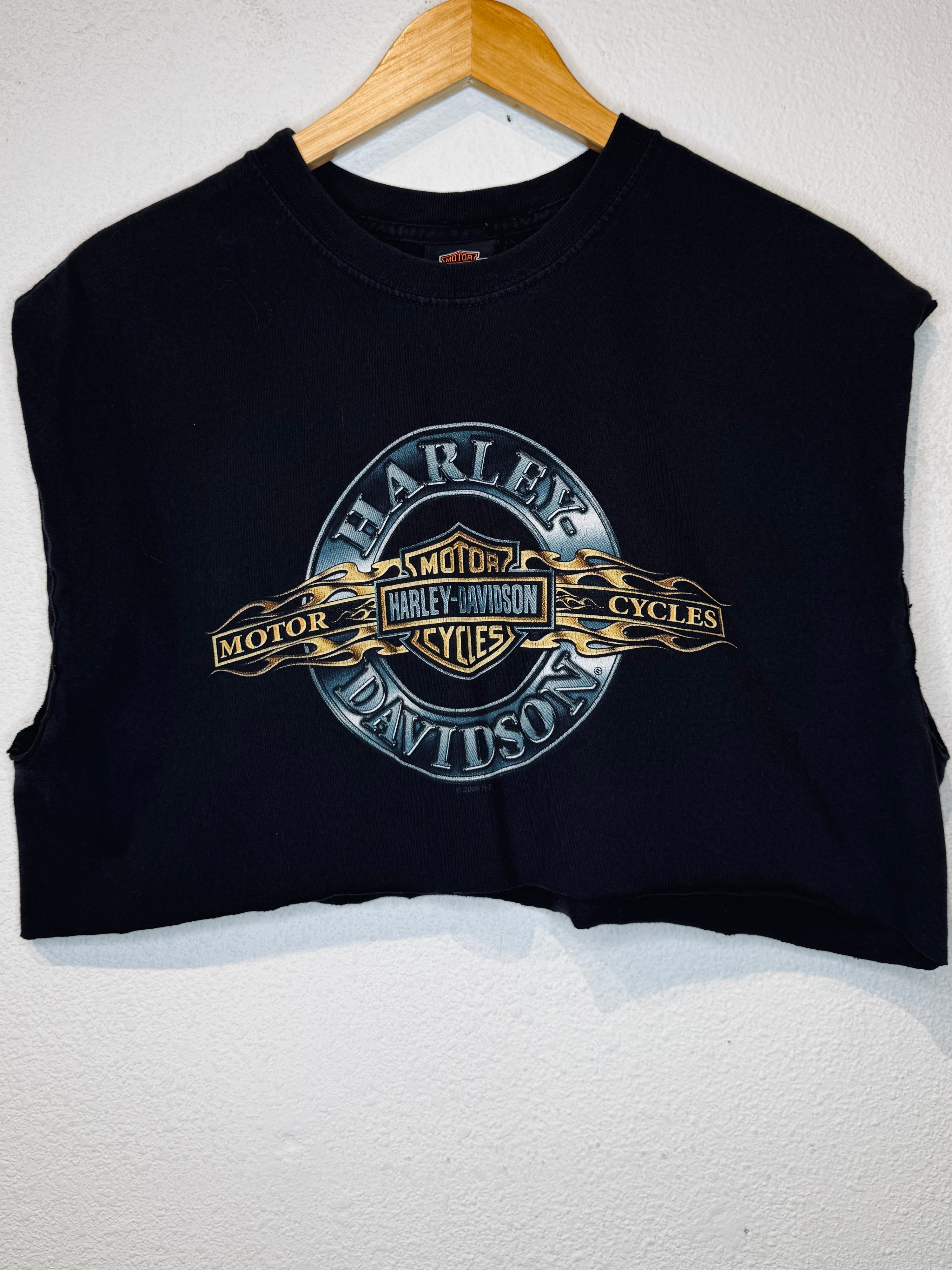 Durango Harley Vintage Crop Tank - Burnout