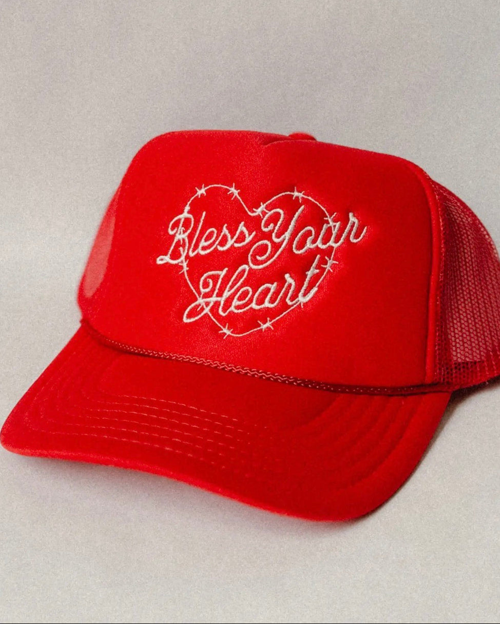 Bless Your Heart Trucker Hat - Burnout