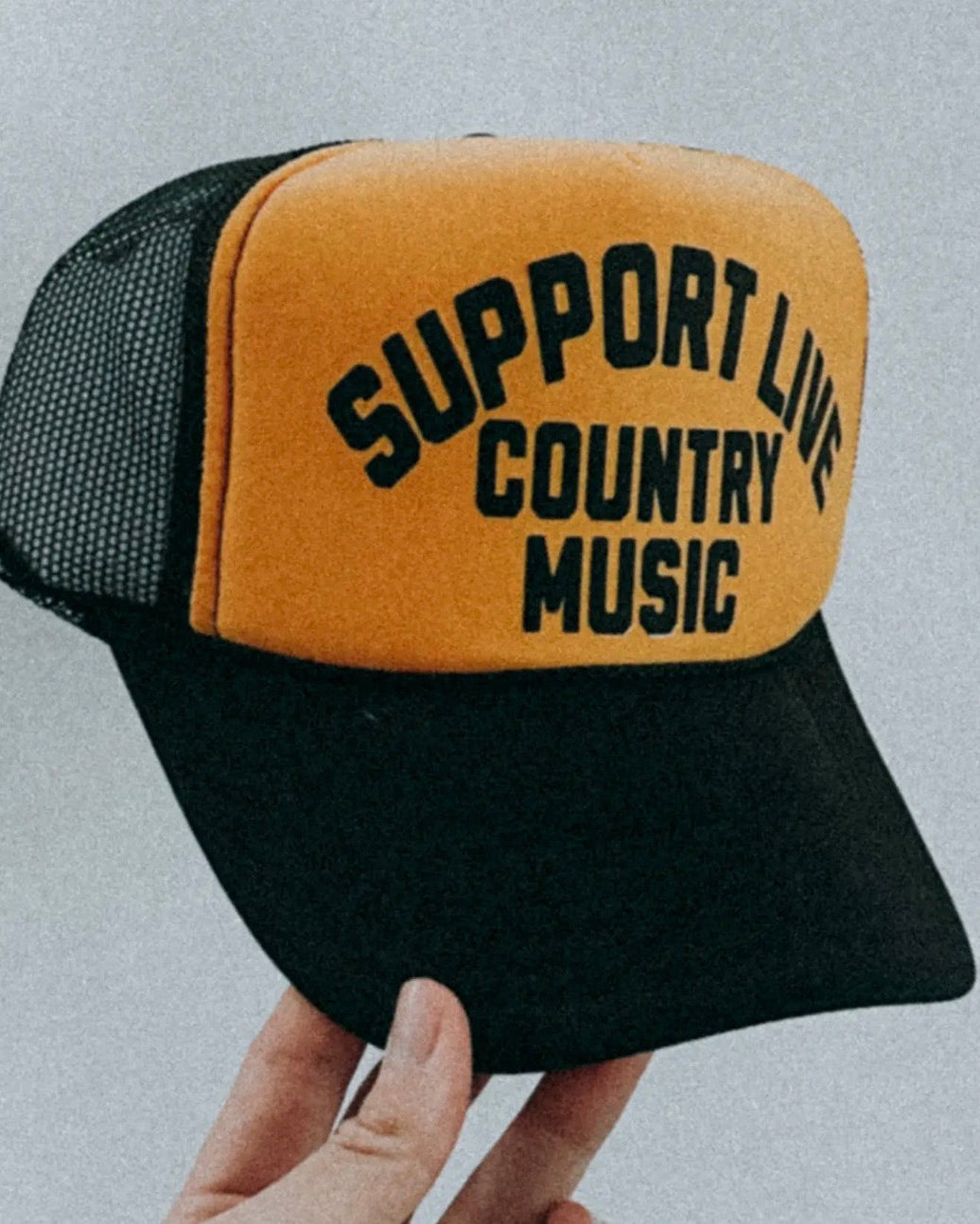 Support Country Trucker Hat - Burnout