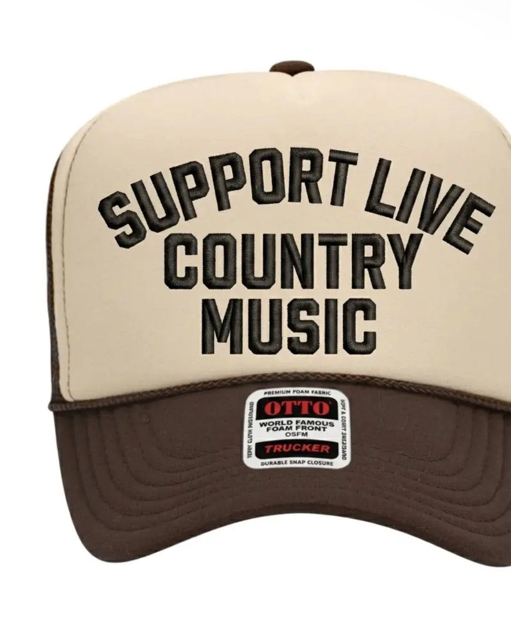 Support Country Trucker Hat - Burnout
