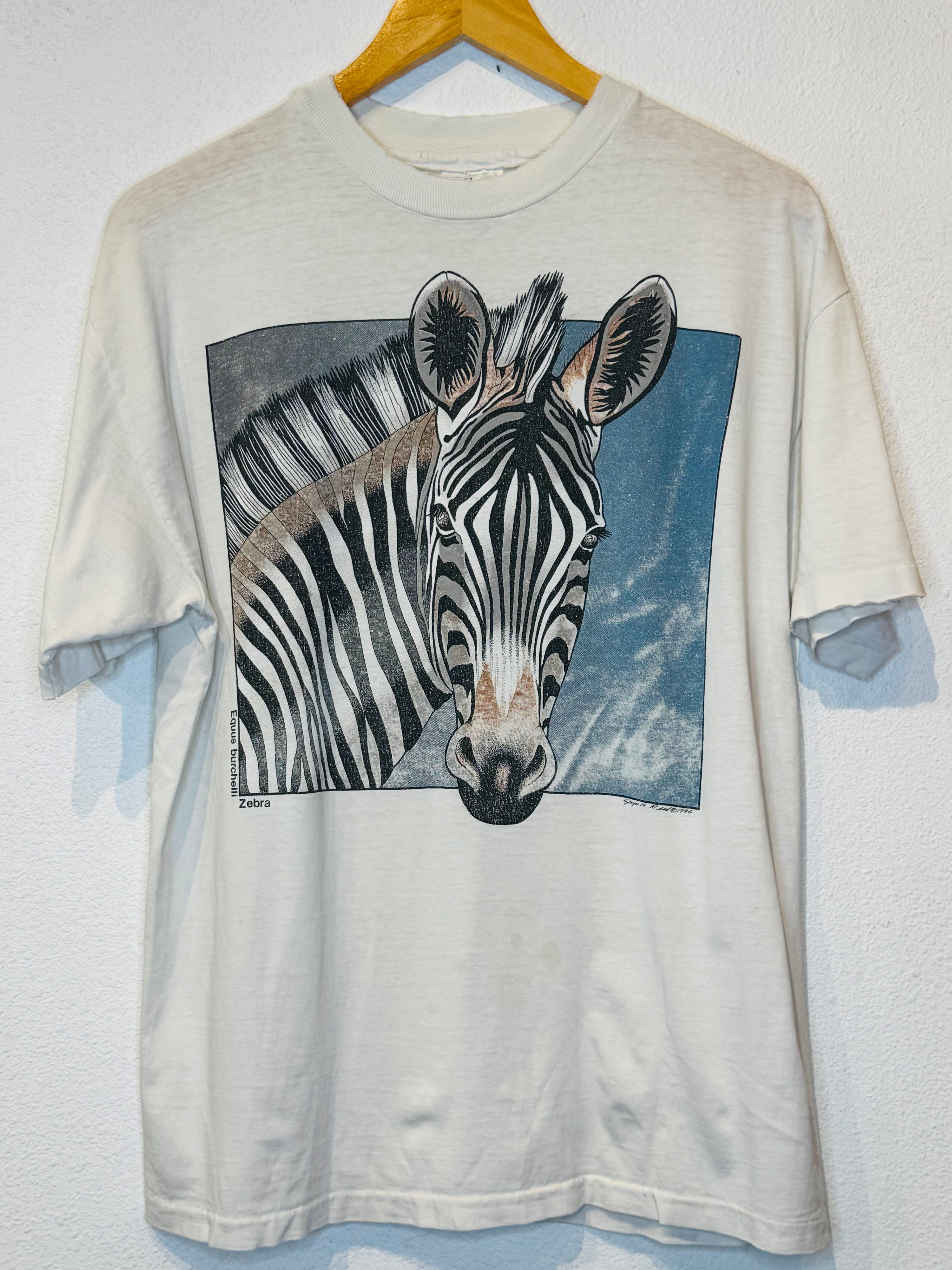 Zebra Vintage Tee - Burnout