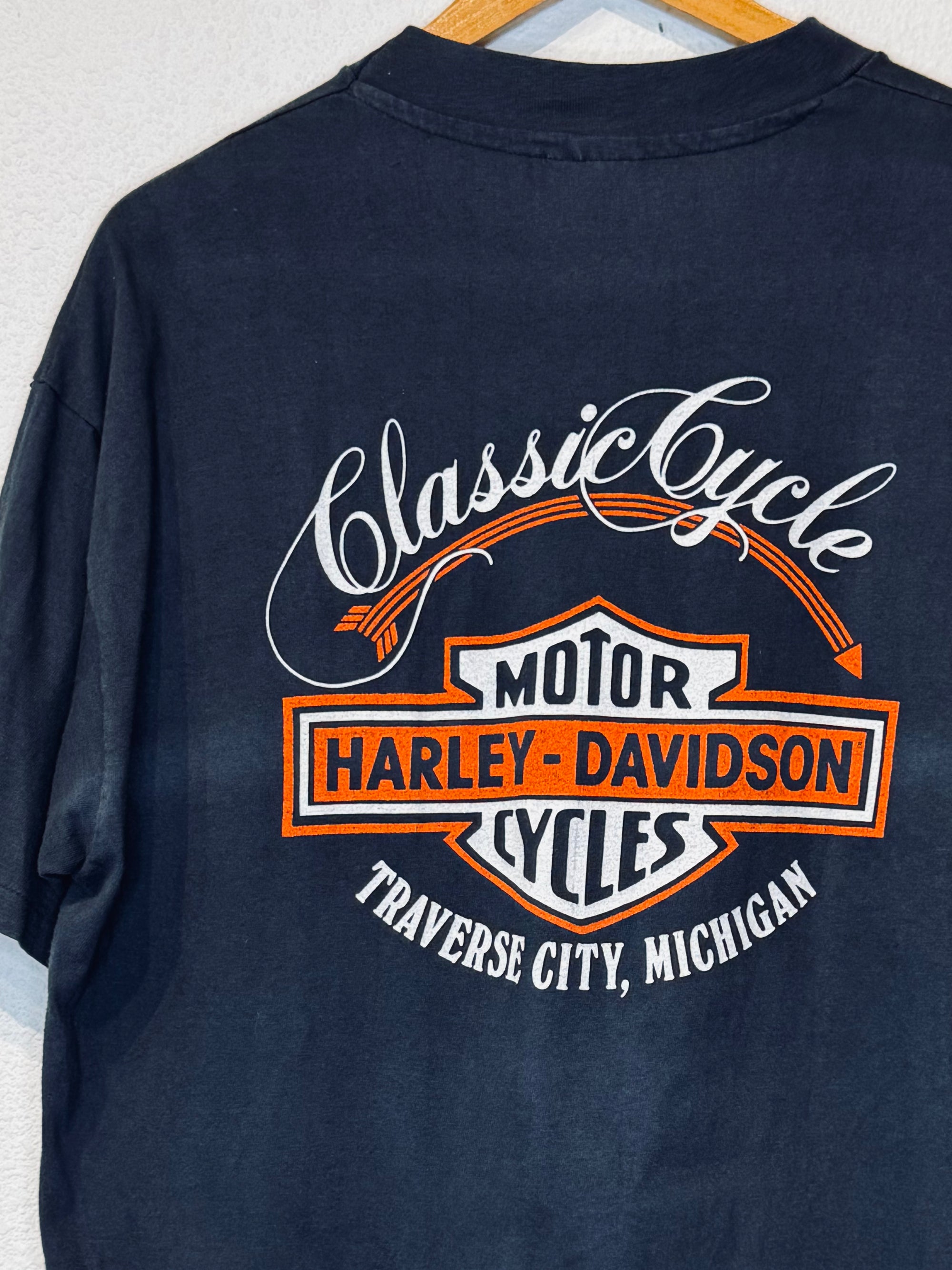 America's Finest Harley Vintage Tee - Burnout