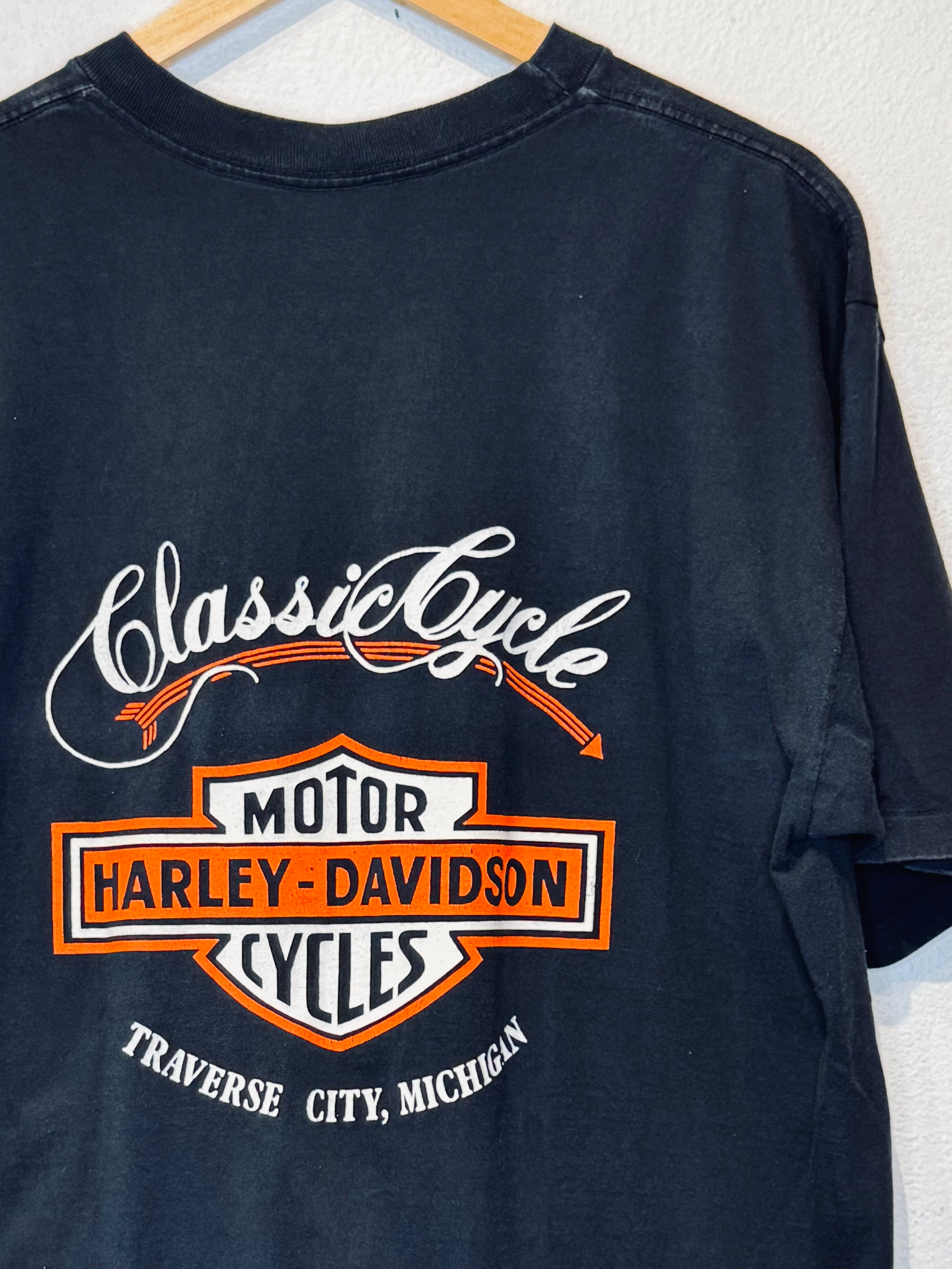 Classic Pride Harley Vintage Tee - Burnout