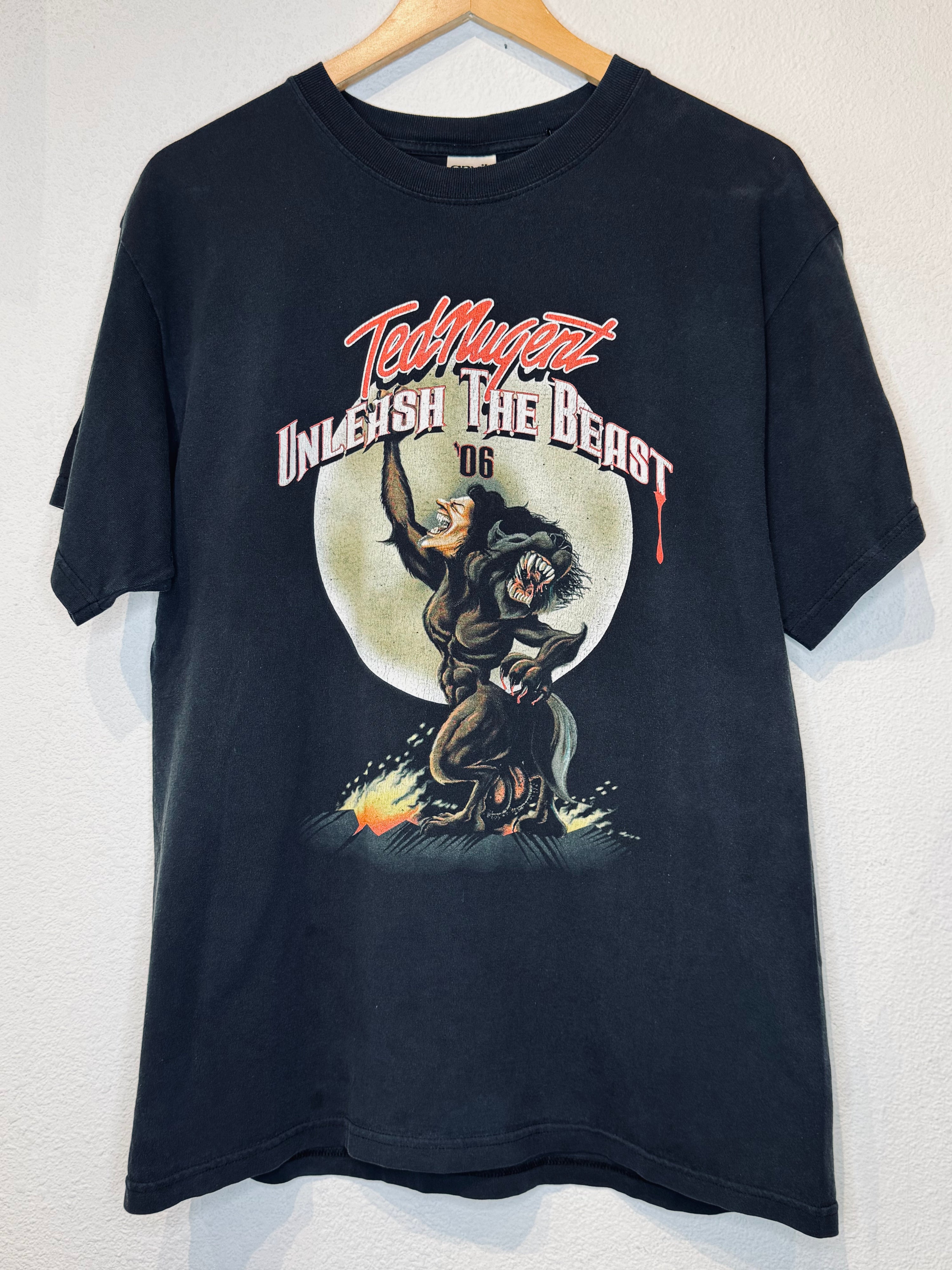 Ted Nugent Unleash the Beast Vintage Tee - Burnout