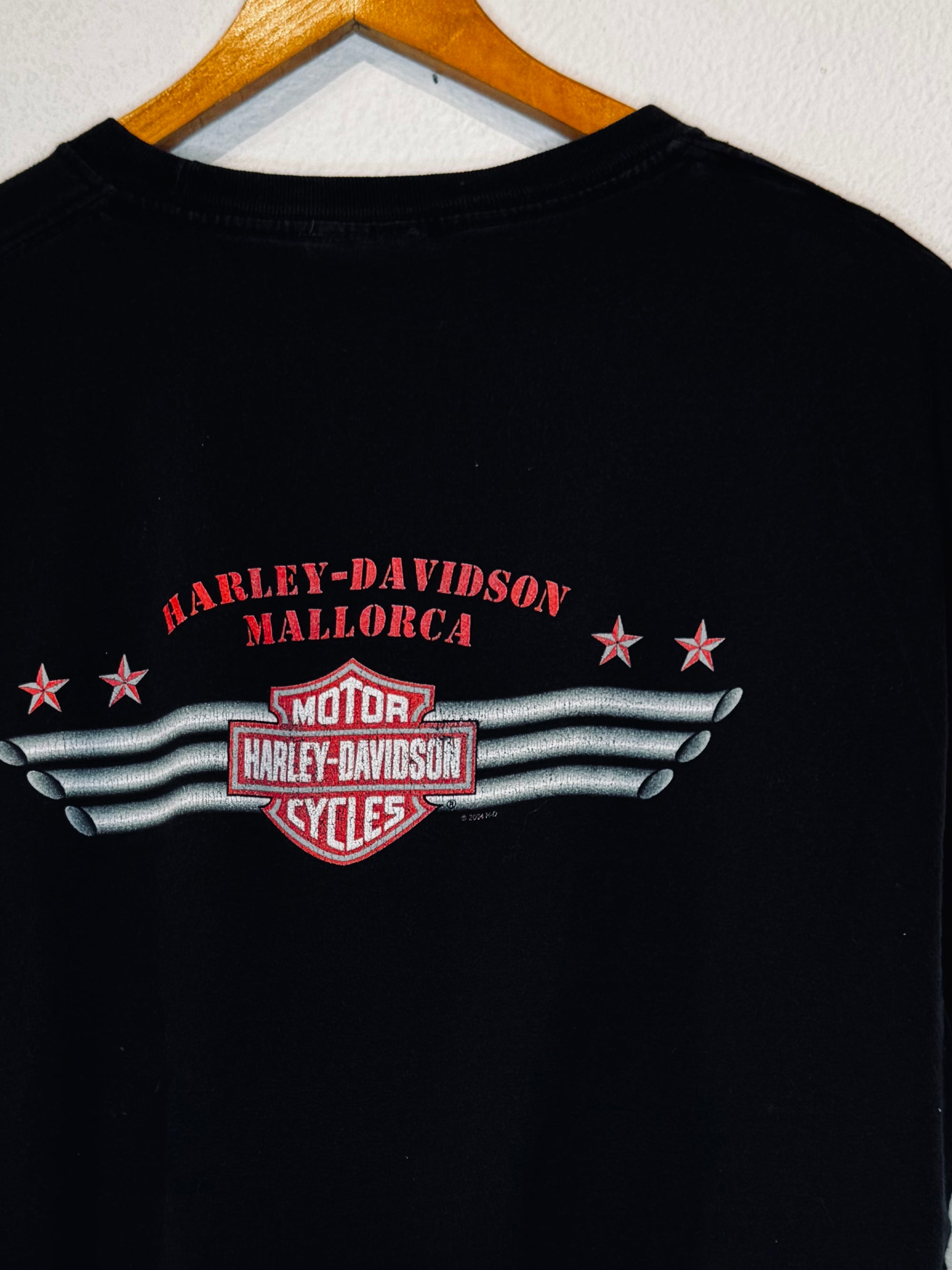 Hogs Out Harley Vintage Crop Tank