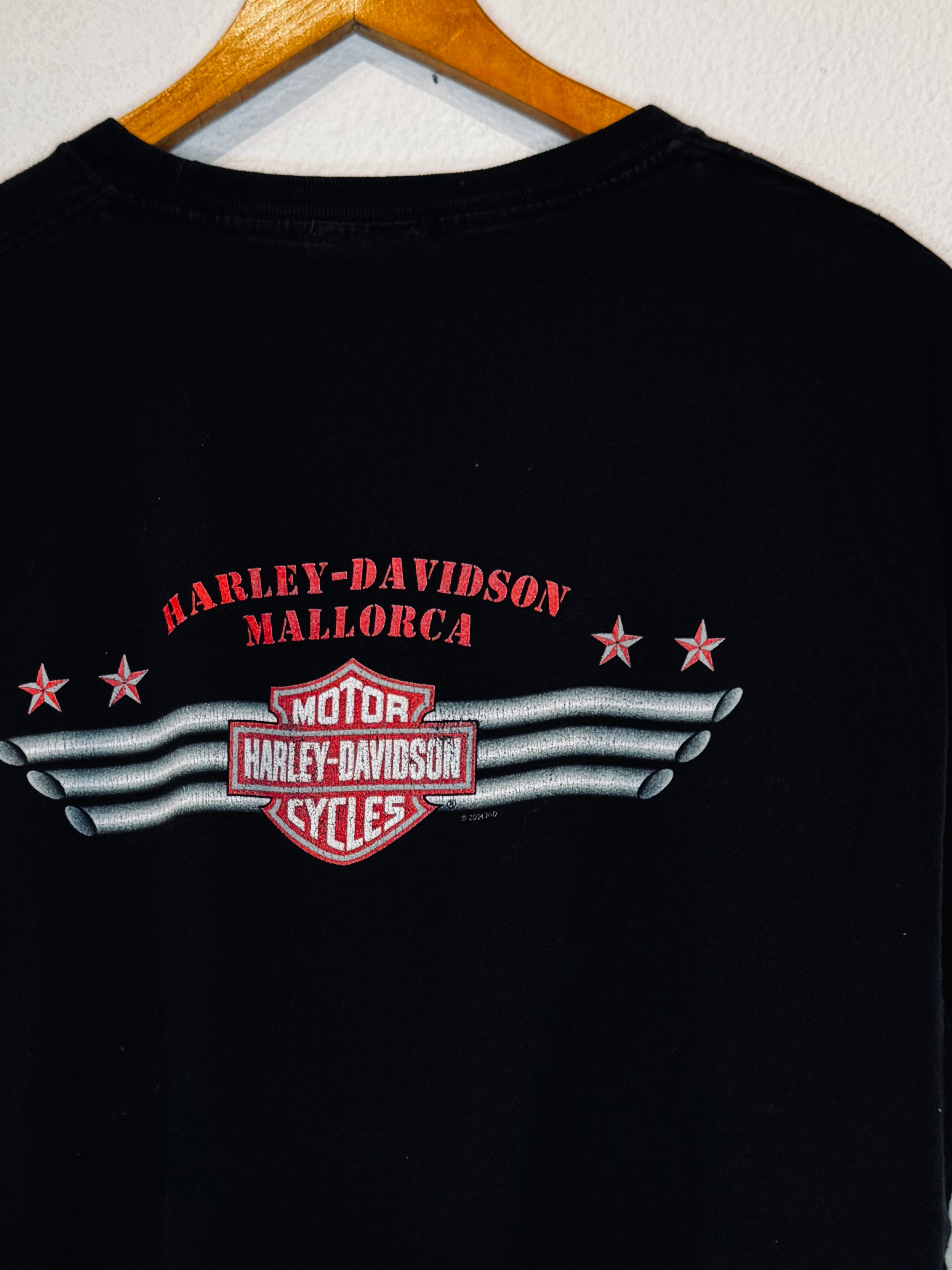 Hogs Out Harley Vintage Crop Tank