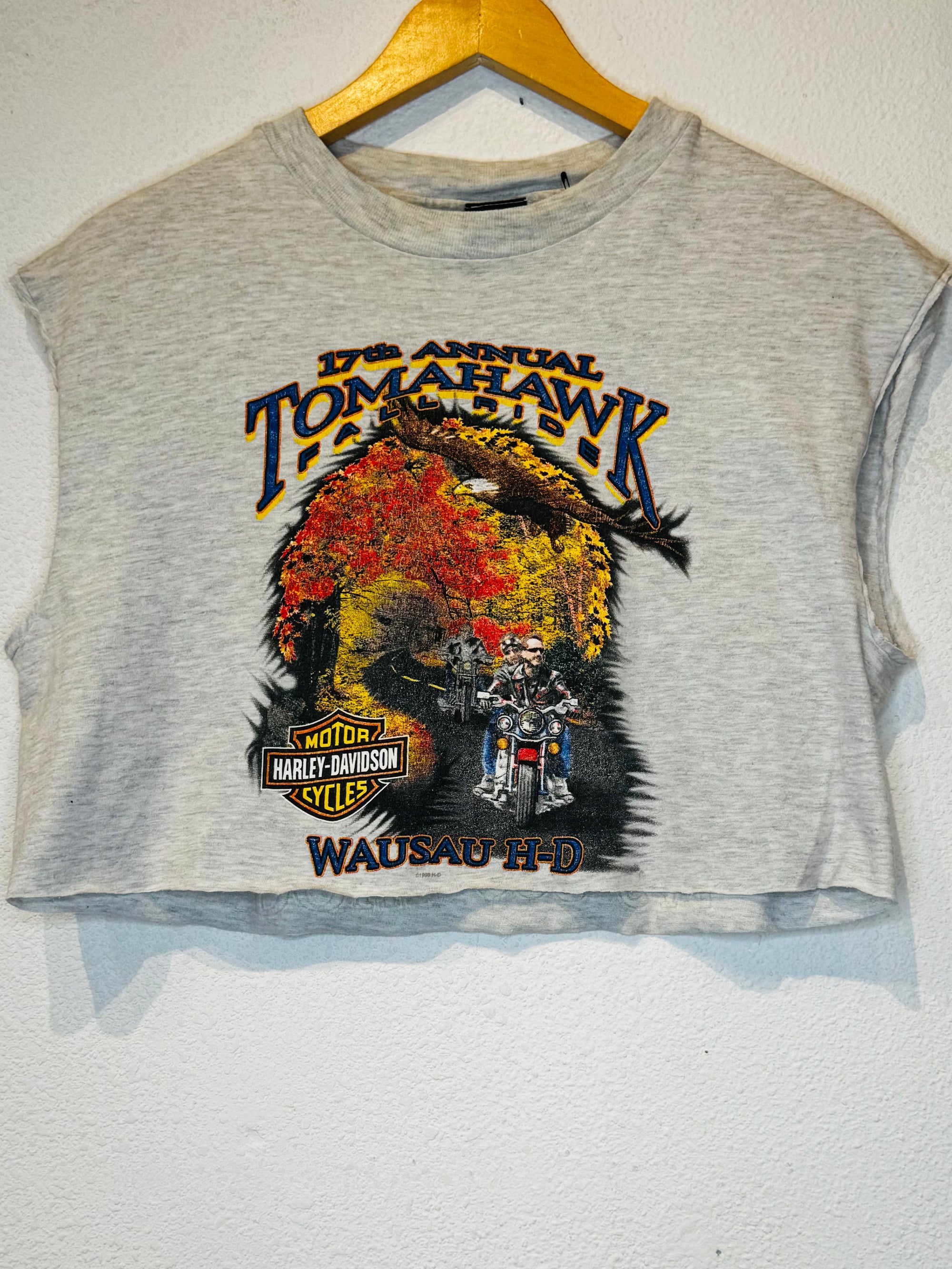 Wausau Harley Vintage Crop Tank
