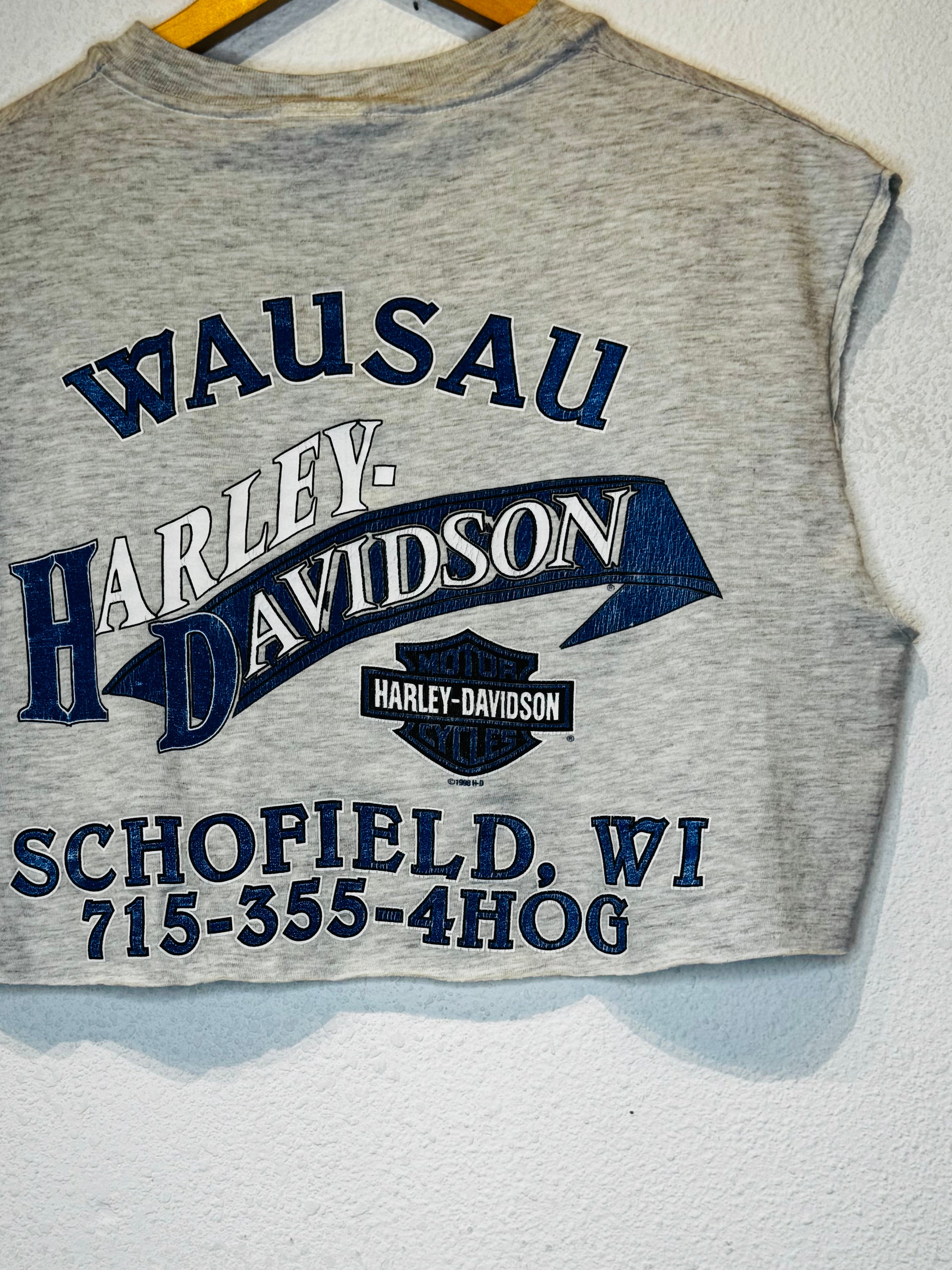 Wausau Harley Vintage Crop Tank