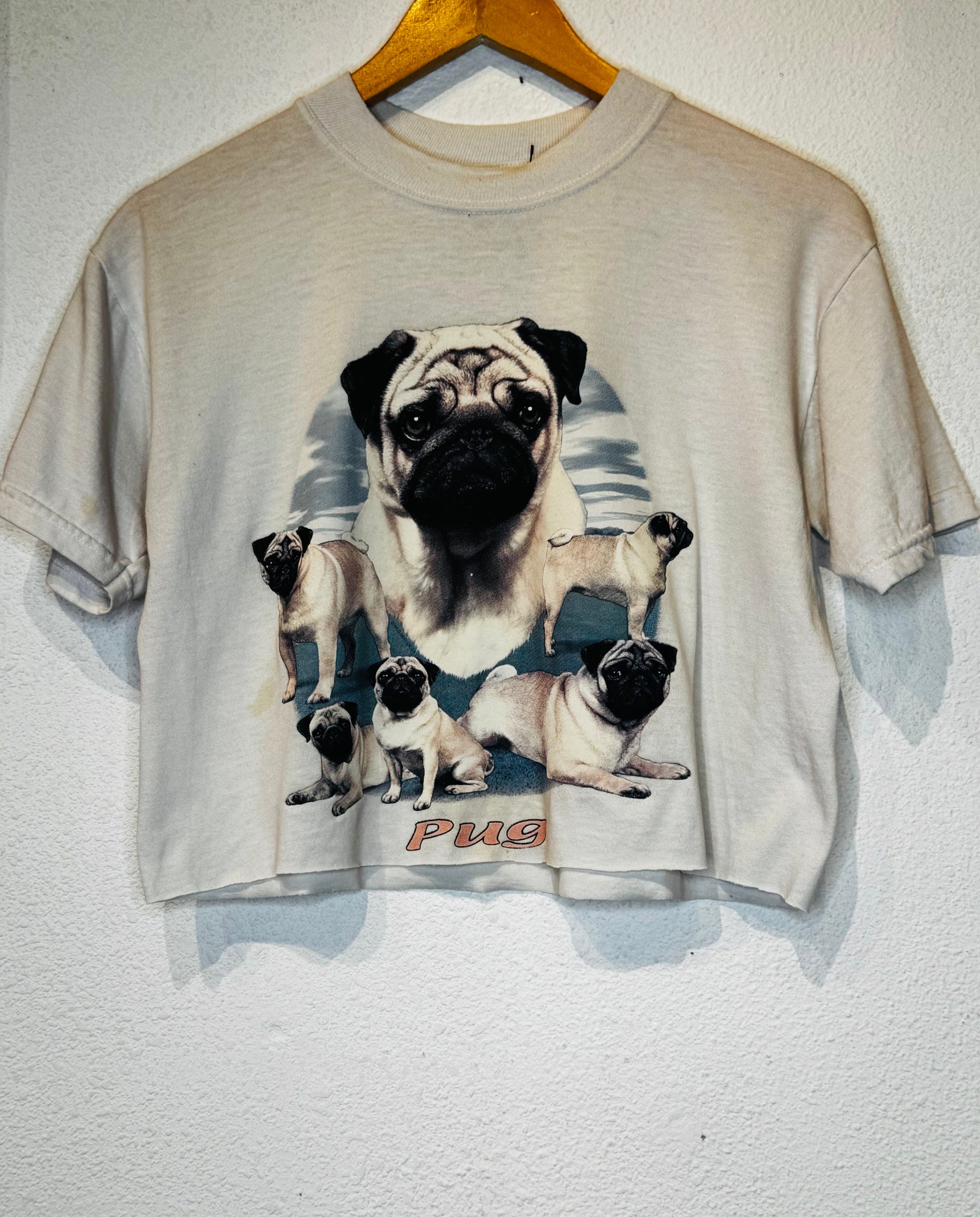Pug Vintage Crop Tank